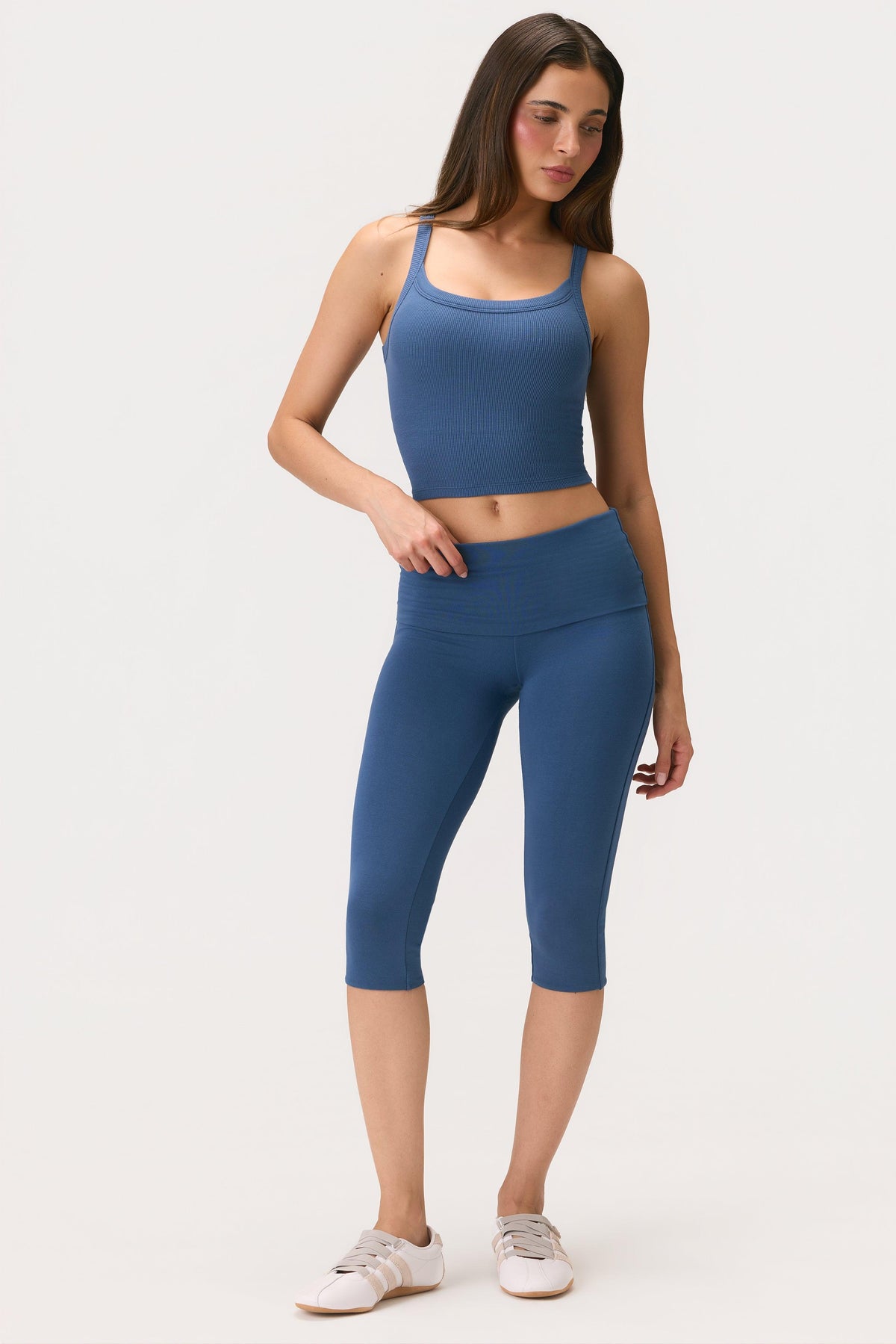Buttercloud™ Capri Leggings In Marine