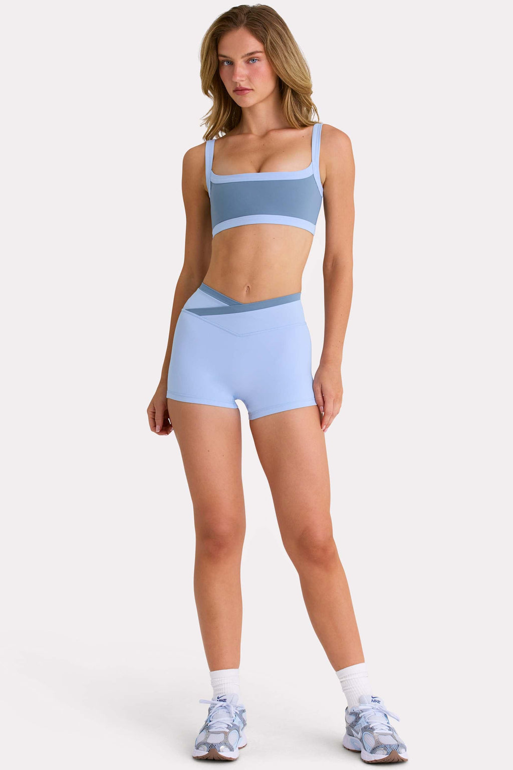 Soft Active Sports Bra In Marine