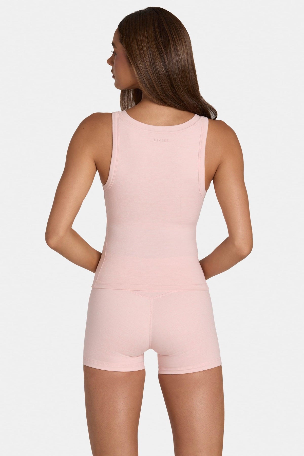 Soft Active Tank Top In Blush Marl