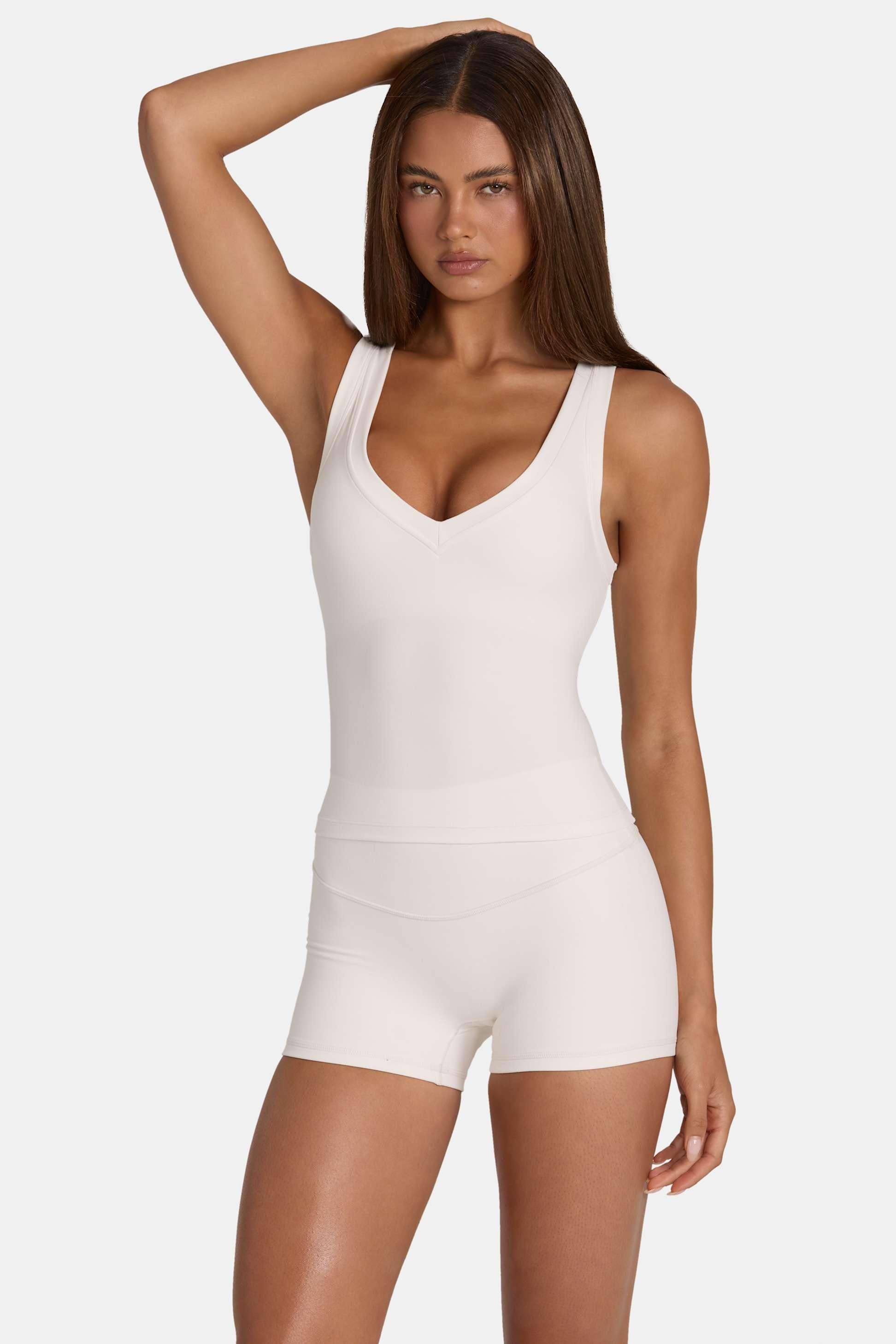 Soft Active Tank Top In Coconut