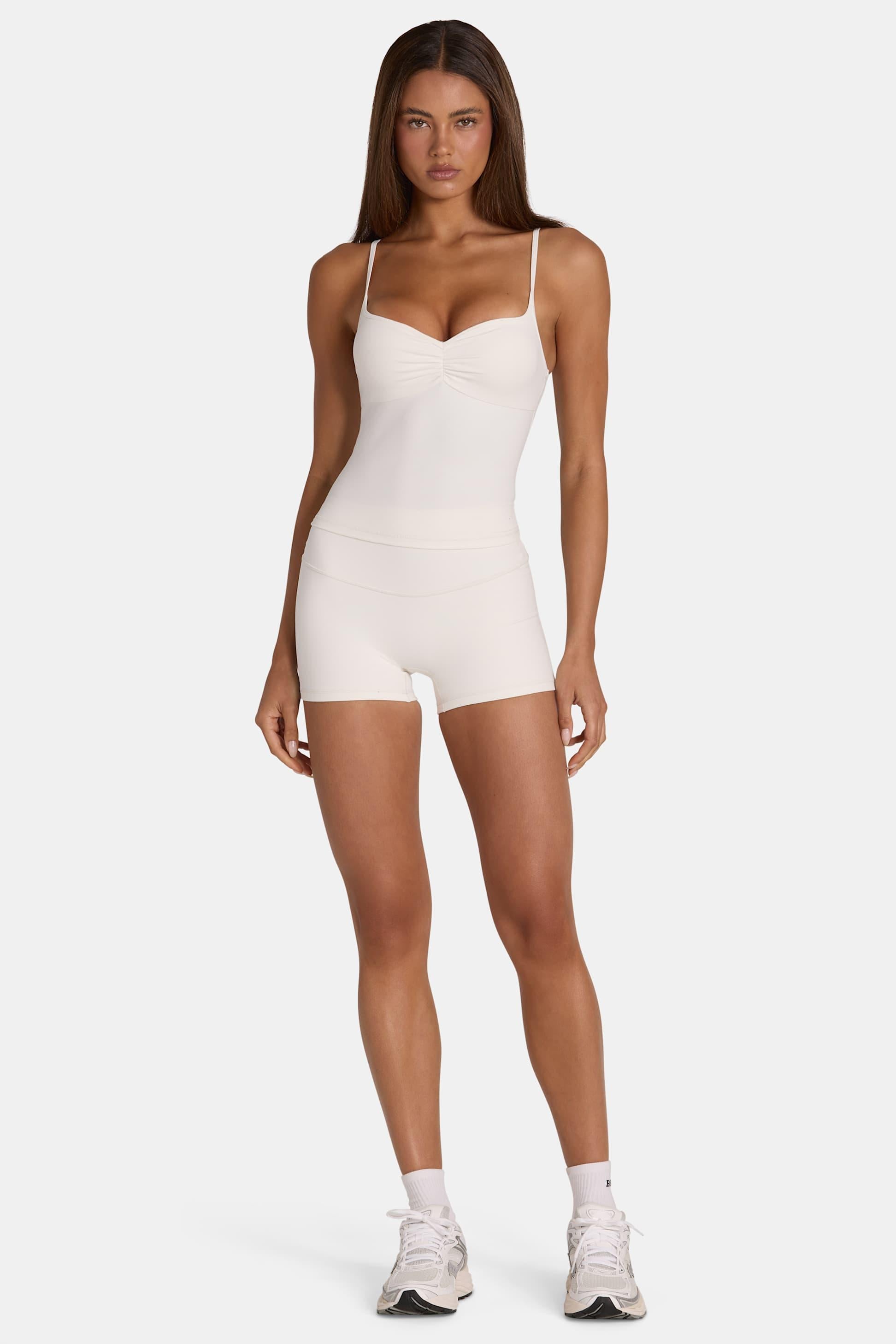Soft Active Mini Shorts In Coconut