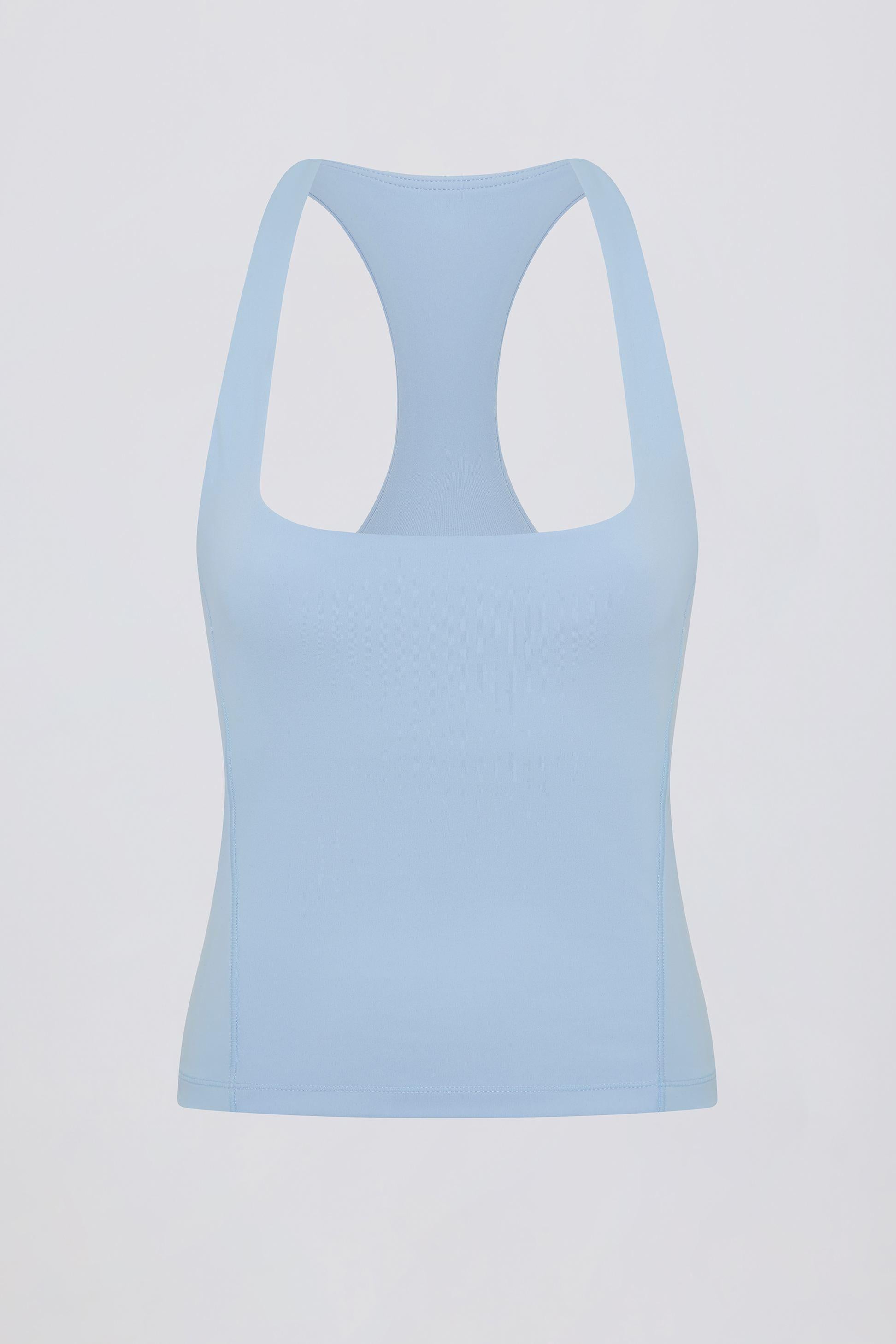 Soft Active Racerback Tank Top In Sky