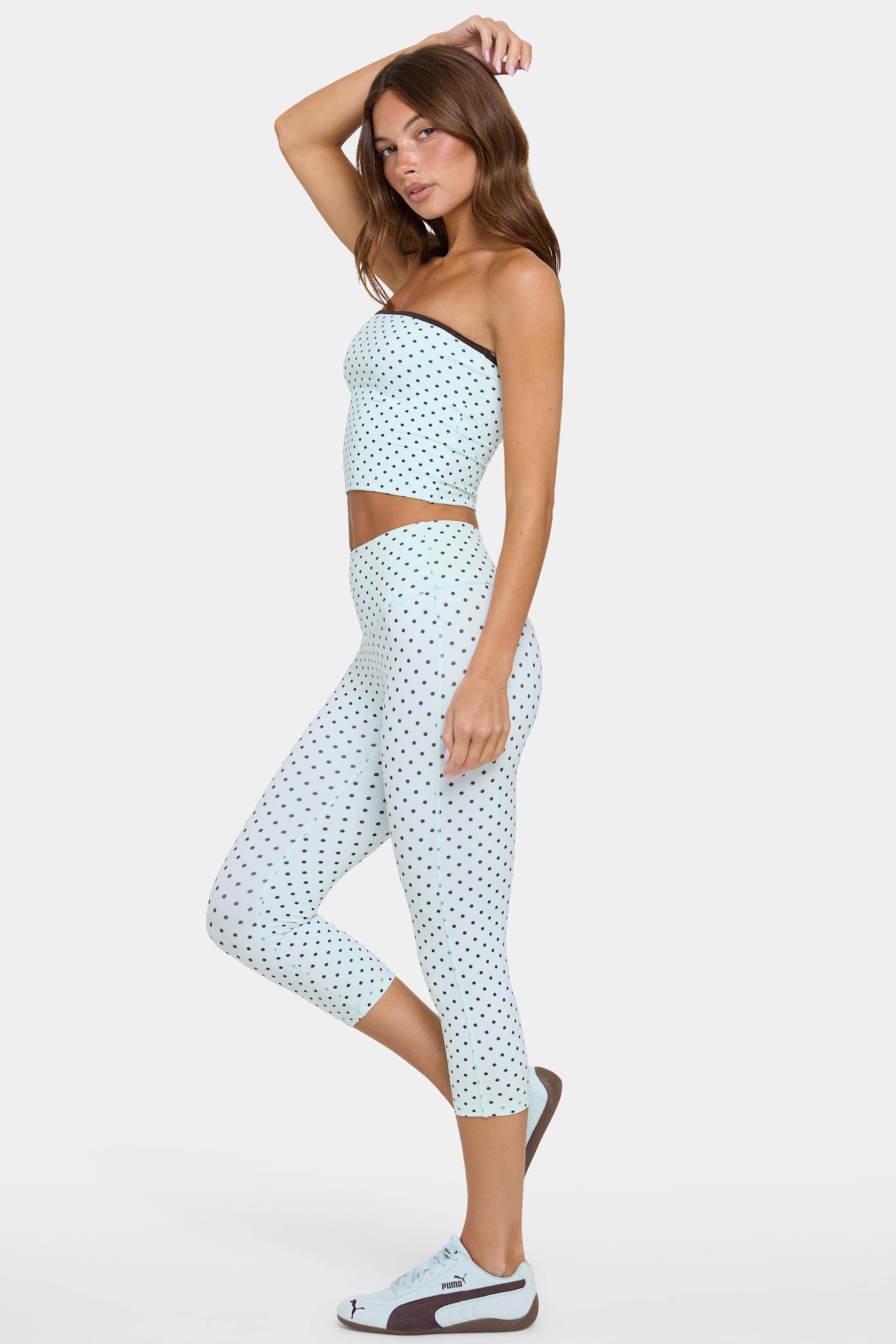 Soft Active Capri Leggings In Mint Chip