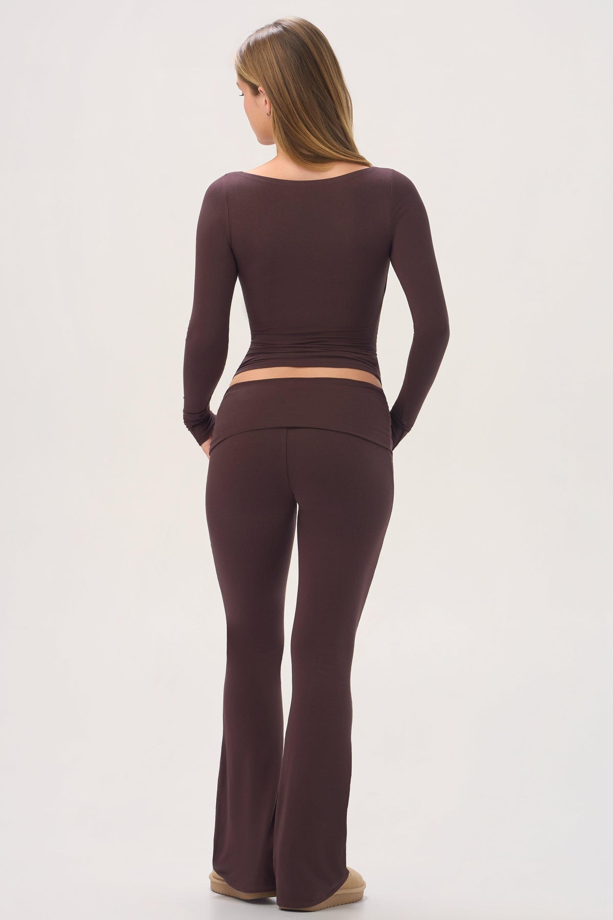Buttercloud™ Flared Leggings In Espresso