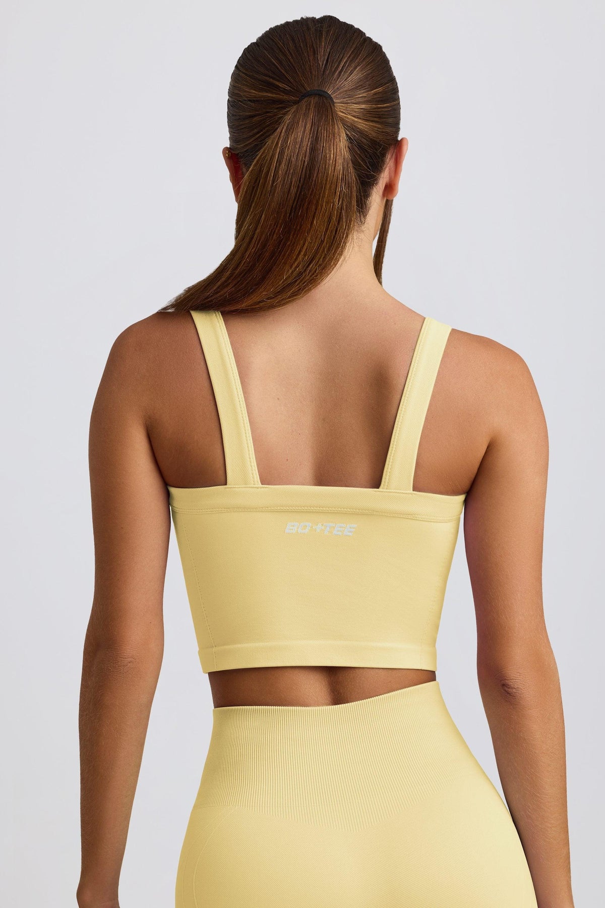 Super Sculpt Seamless Longline Camisole Top In Butter Yellow