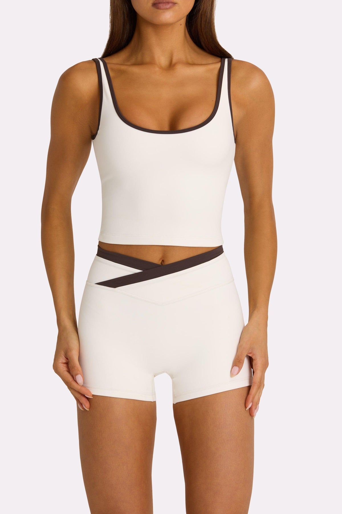 Soft Active Tank Top In Coconut