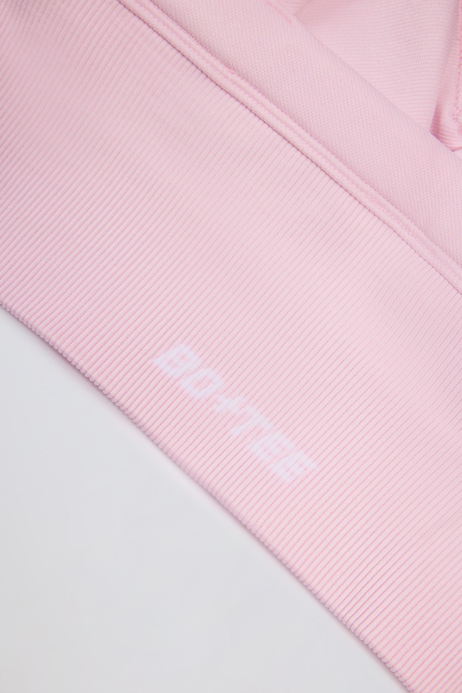 Super Sculpt Seamless Crossback Sports Bra In Soft Pink