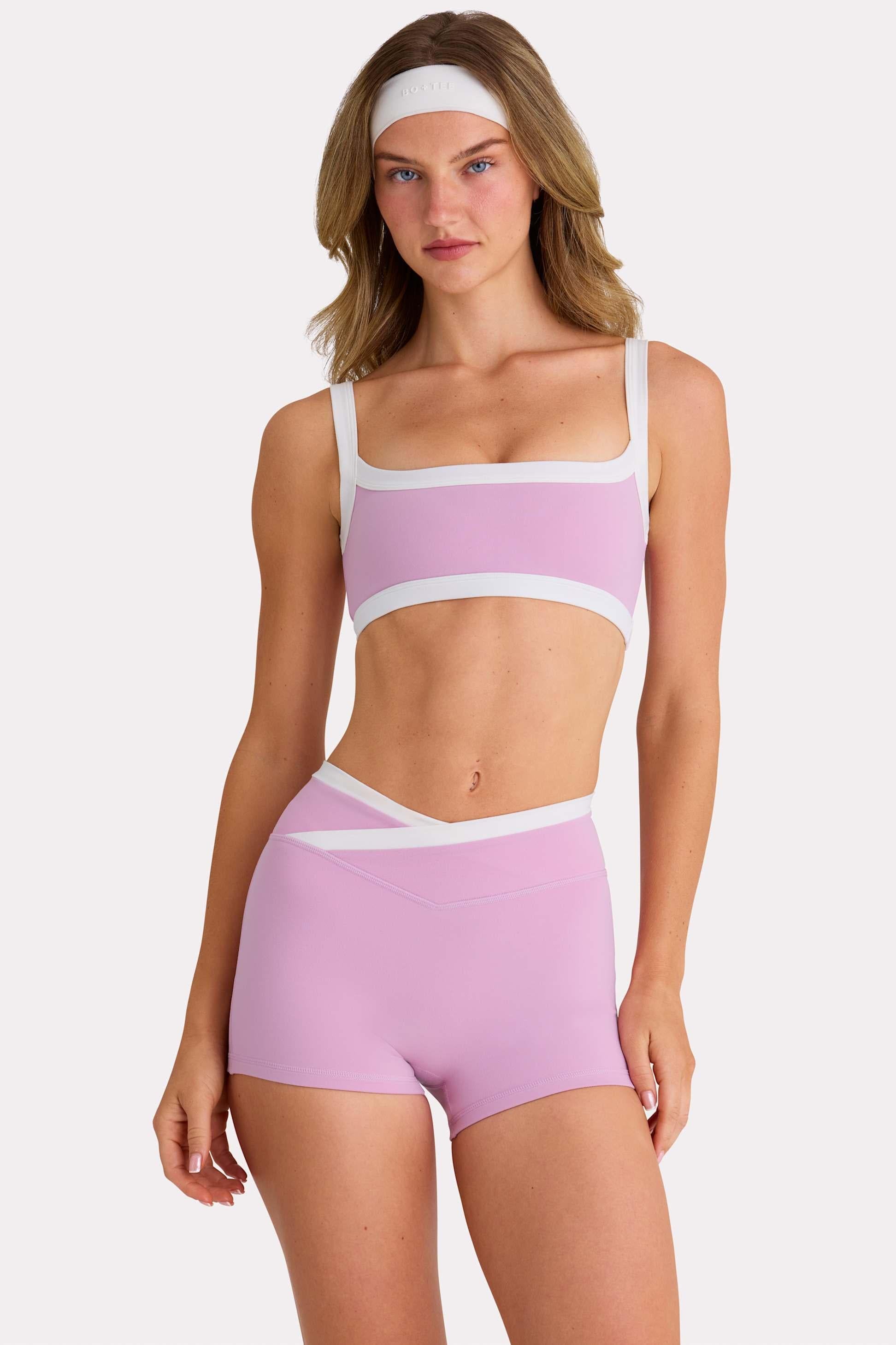 Soft Active Shorts In Sweet Pink