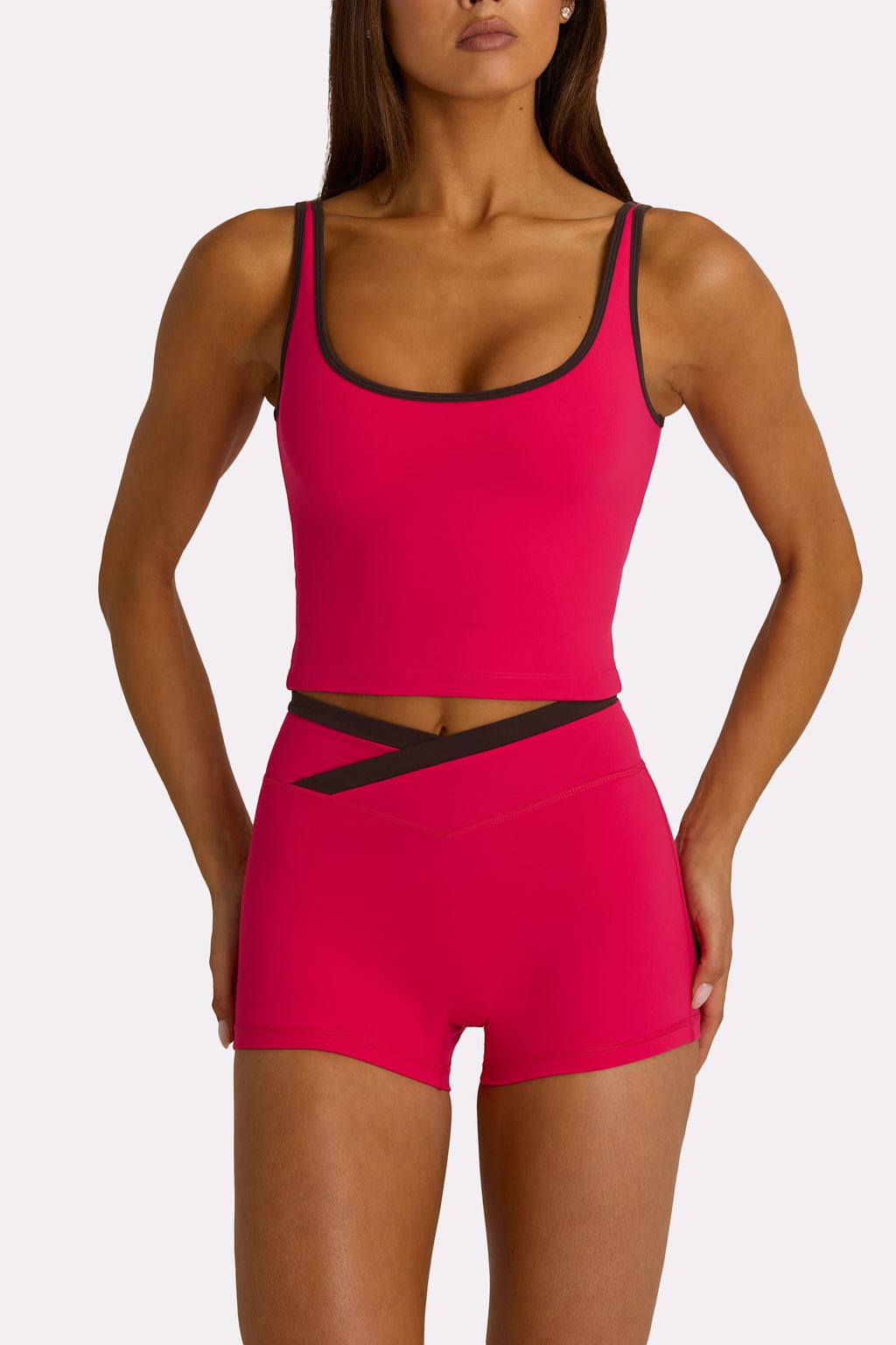 Soft Active Tank Top In Hot Pink