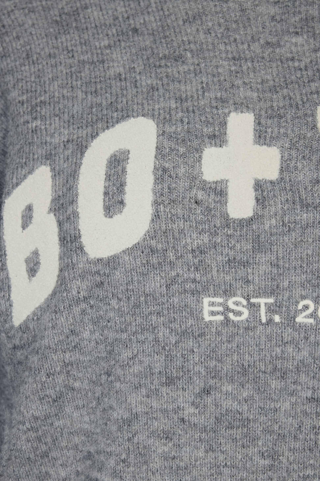 Soft Knit Oversized Jumper In Grey