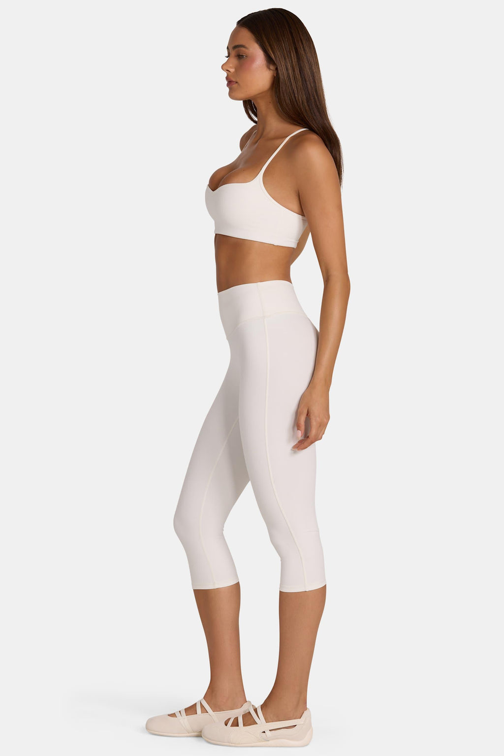 Soft Active Capri Leggings In Coconut