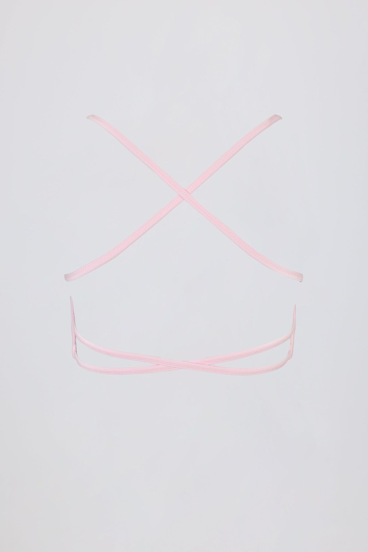 Super Sculpt Seamless Backless Sports Bra In Powder Pink