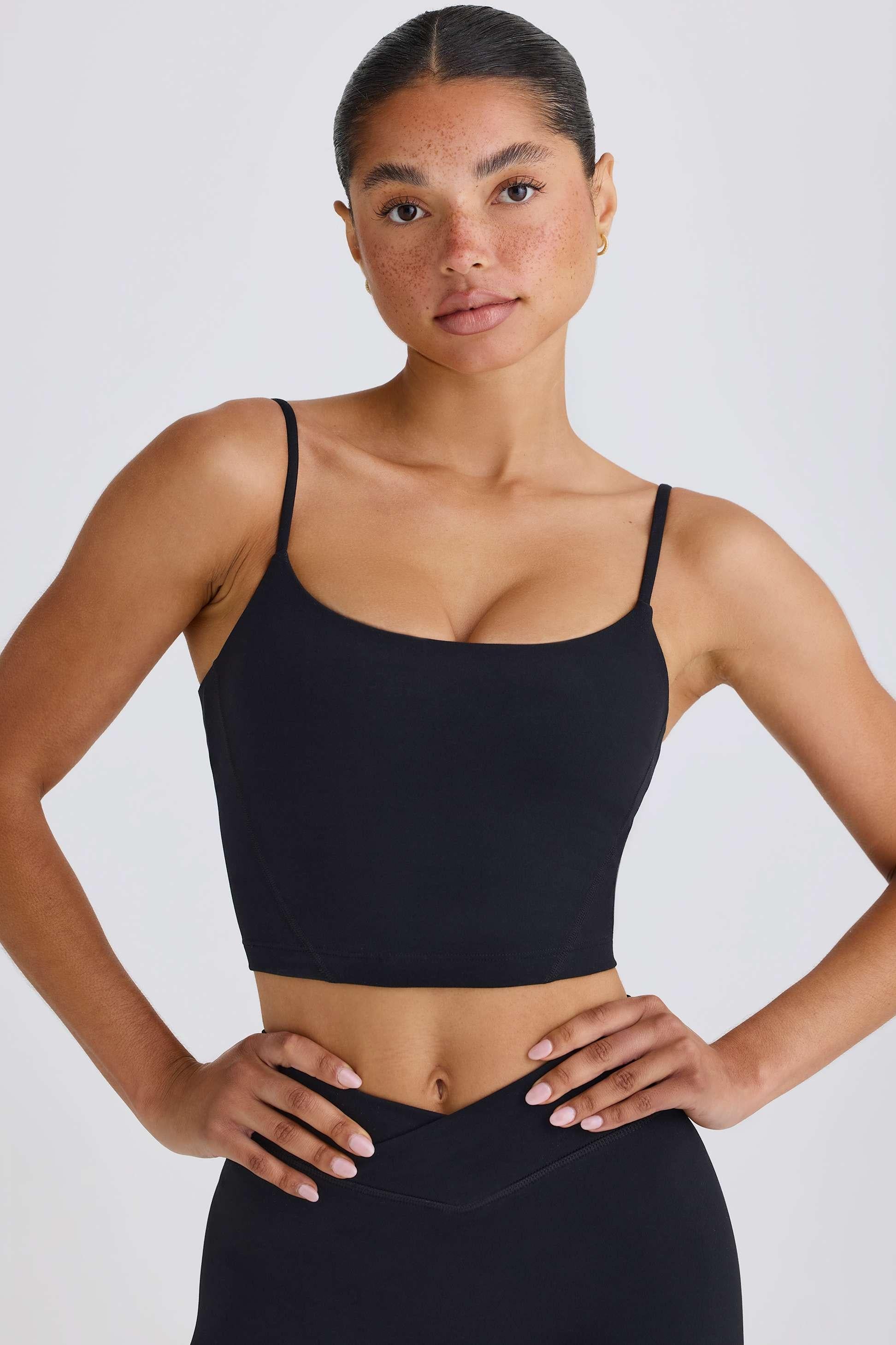Soft Active Tank Top In Black