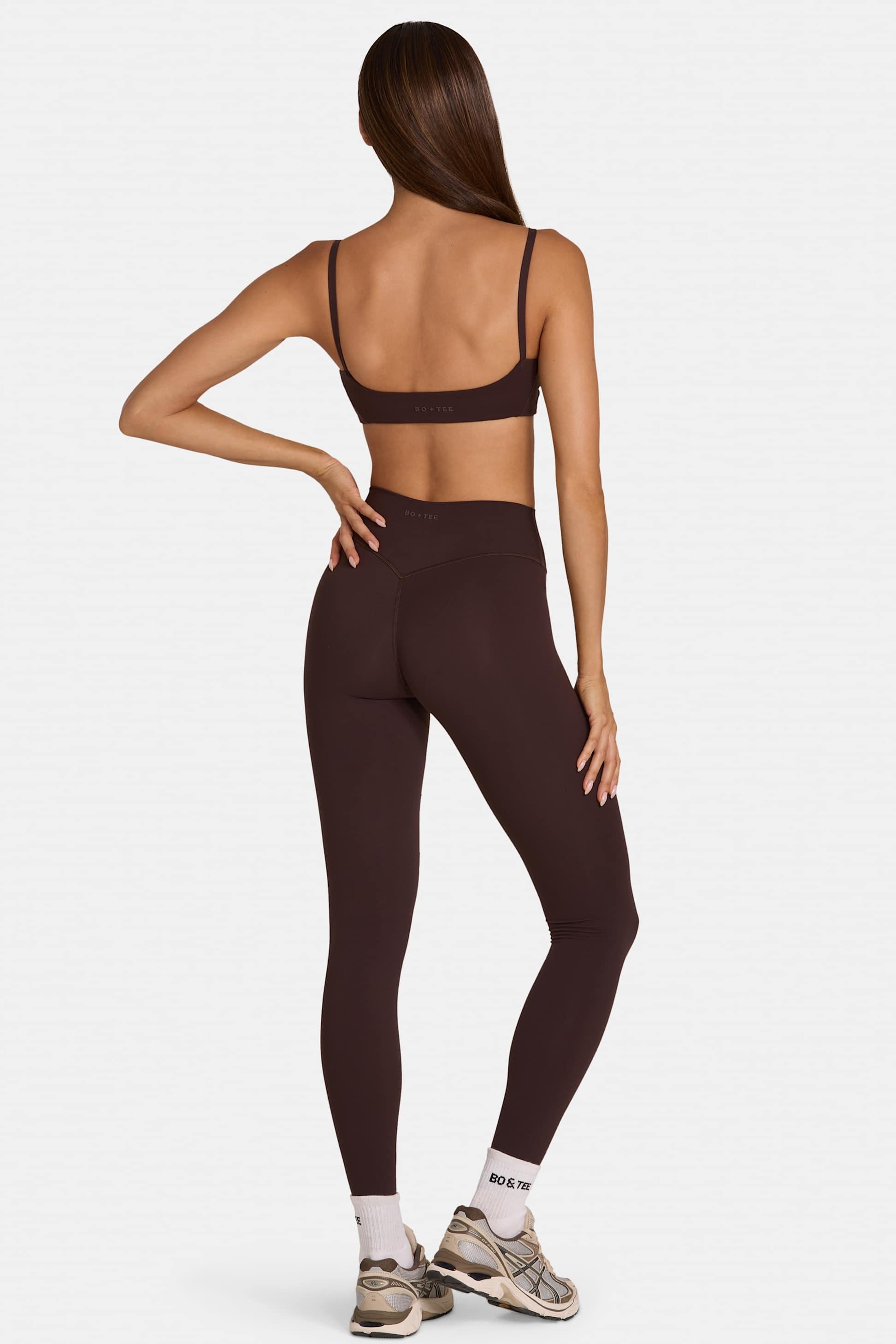 Soft Active Full-length Leggings In Espresso