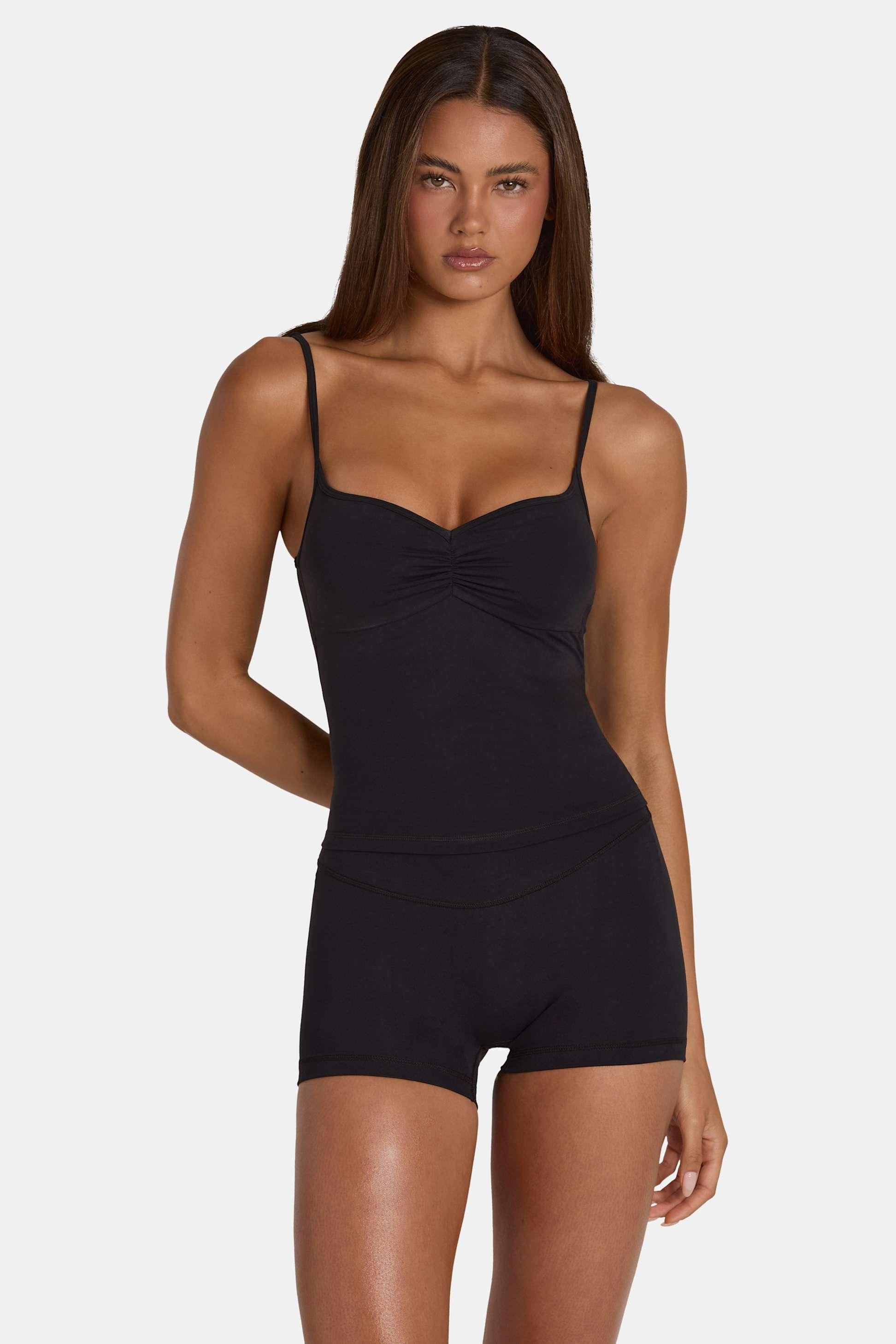 Soft Active Tank Top In Black