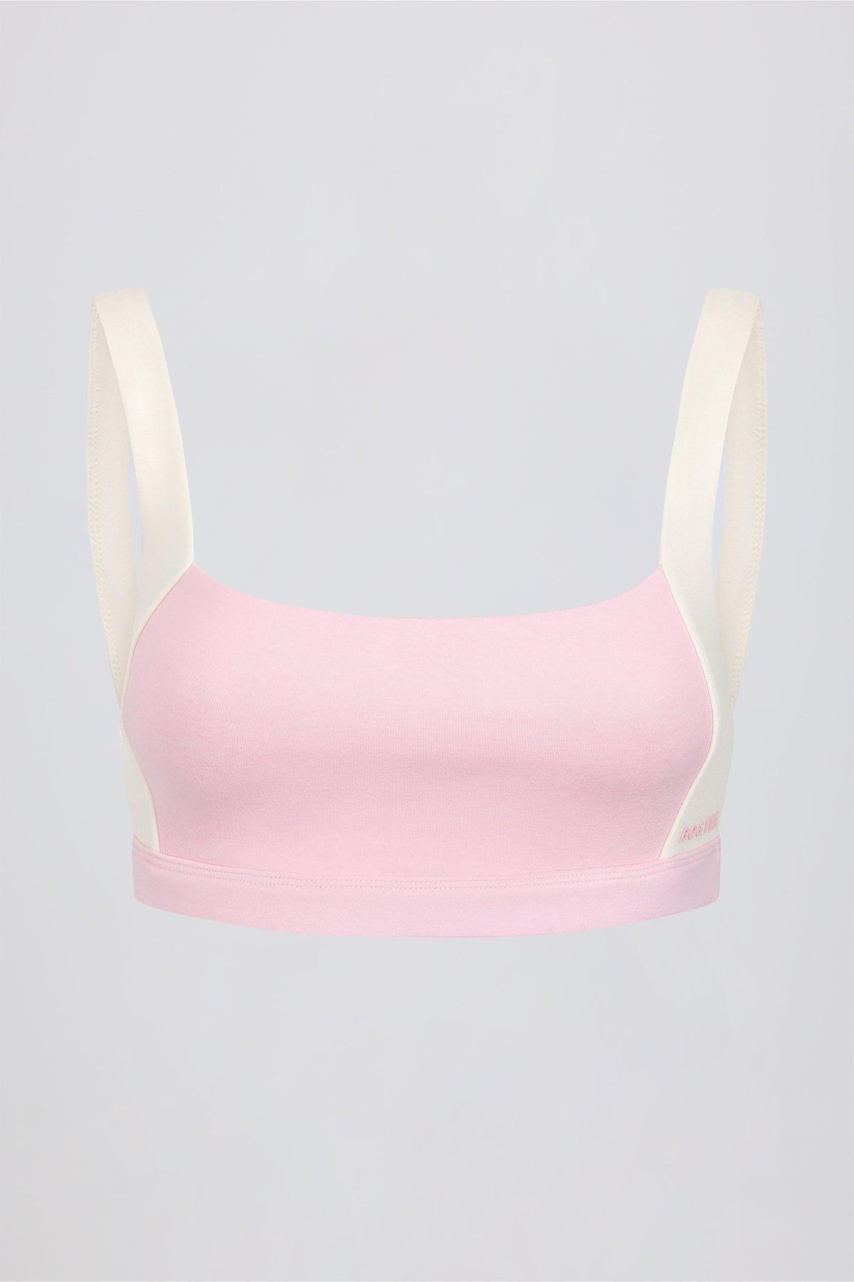 花卉對比運動胸罩