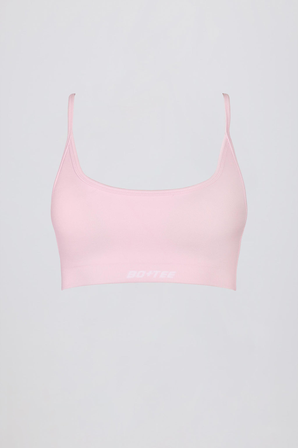 Super Sculpt Seamless Backless Sports Bra In Powder Pink