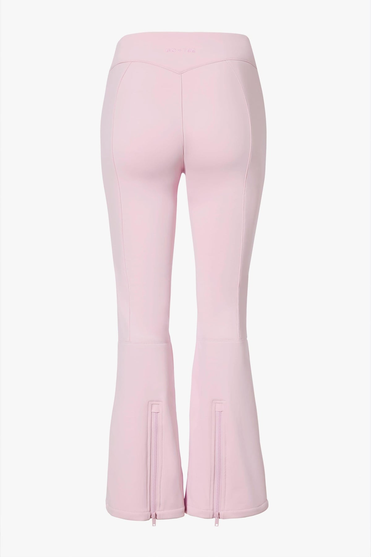 Waterproof Belted Ski Salopettes In Powder Pink