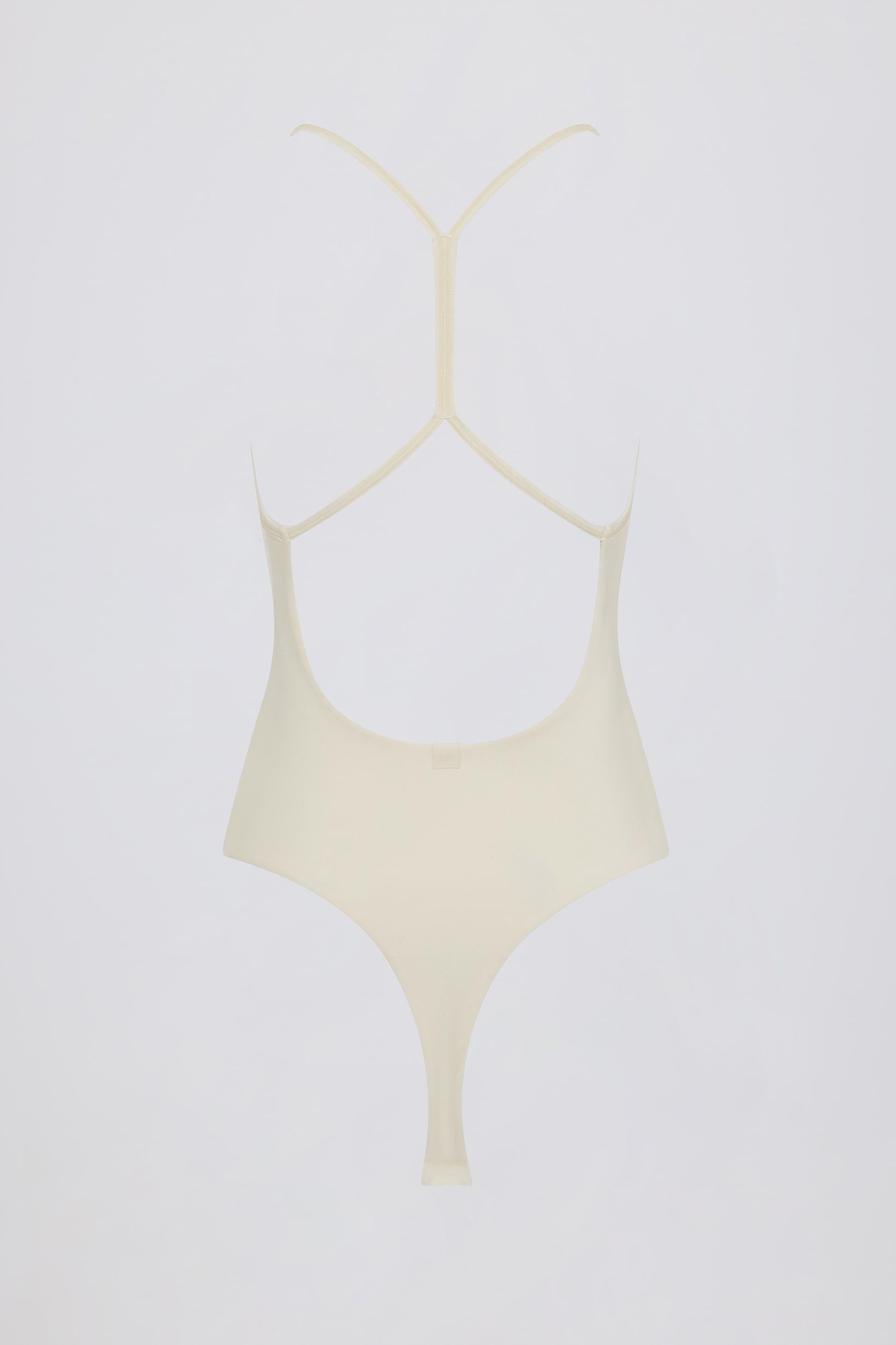 Cut-out Bodysuit In Oat