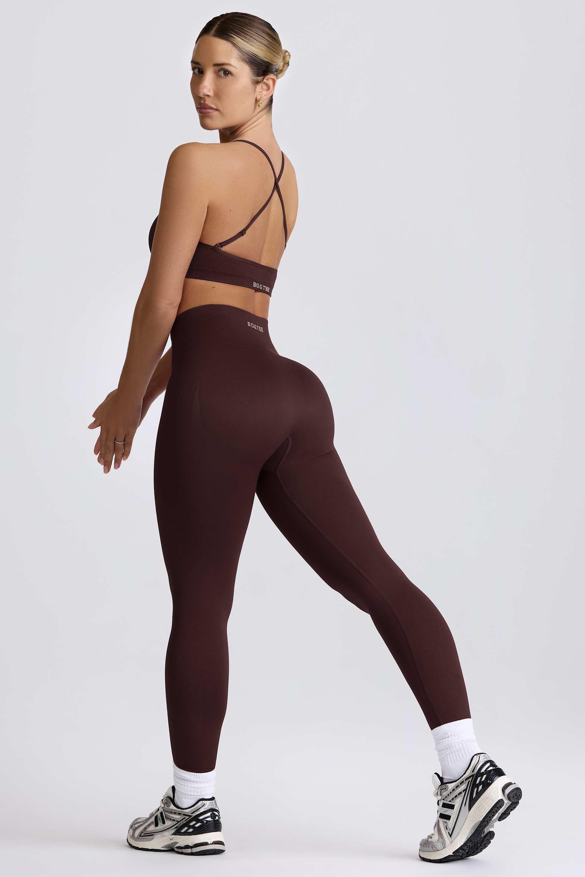 Super Sculpt Seamless Leggings In Chocolate