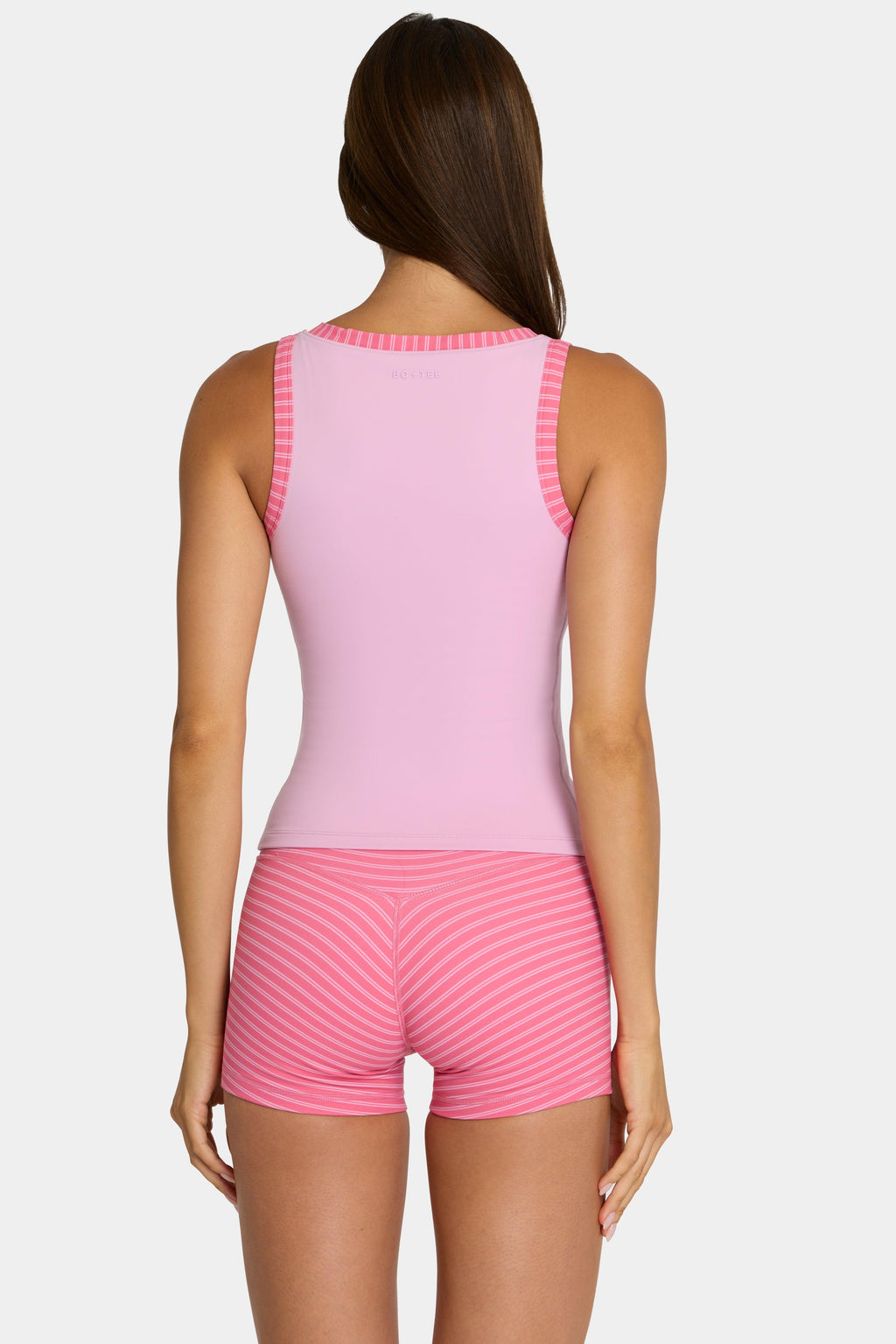 甜粉紅色柔軟運動背心