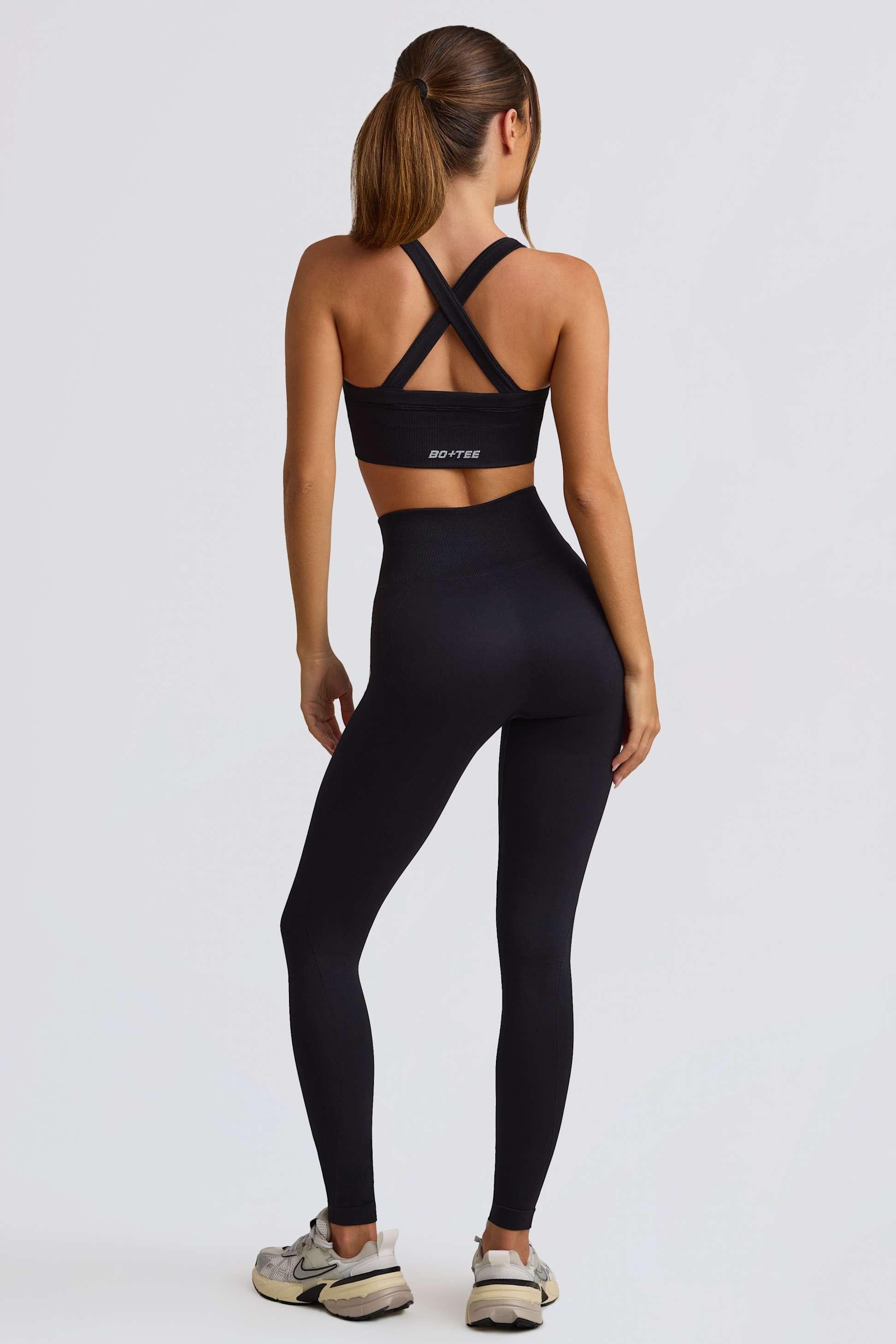 Super Sculpt Seamless High-waist Leggings In Black