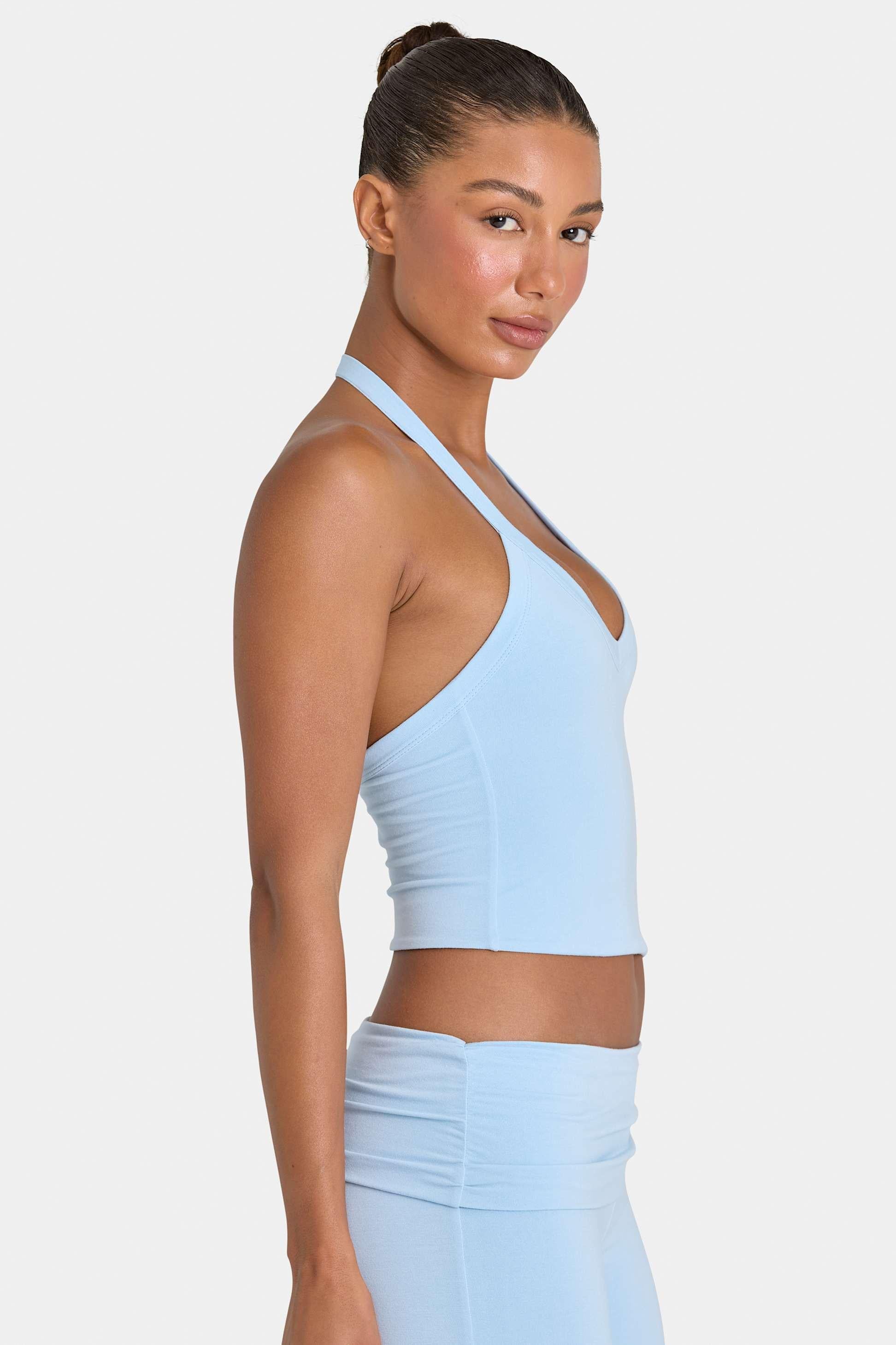 Buttercloud™ Crop Tank Top In Sky