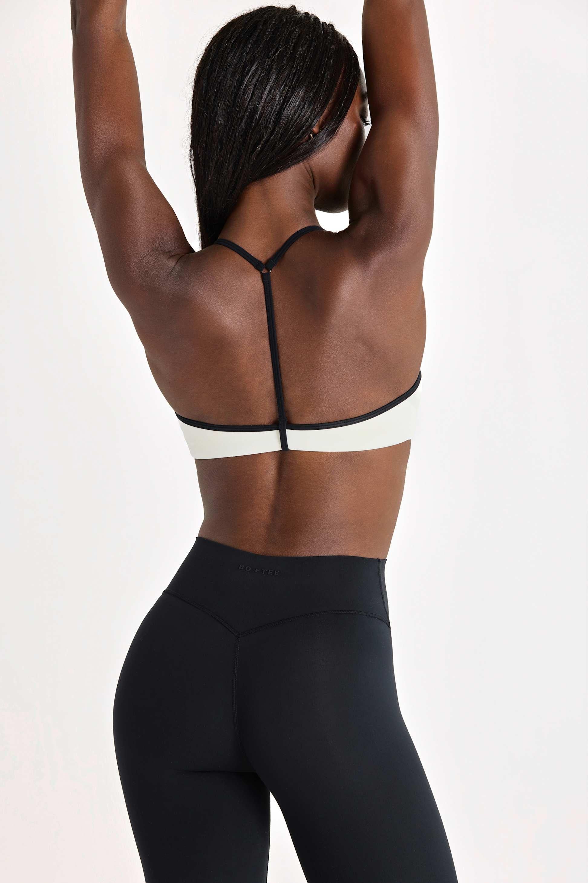 Soft Active Sports Bra In Ivory