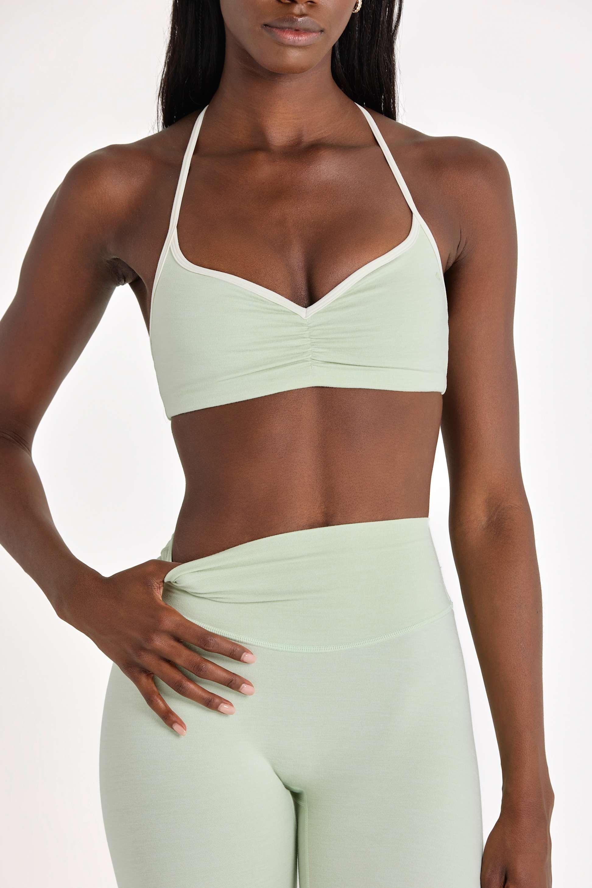 Soft Active Sports Bra In Pistachio