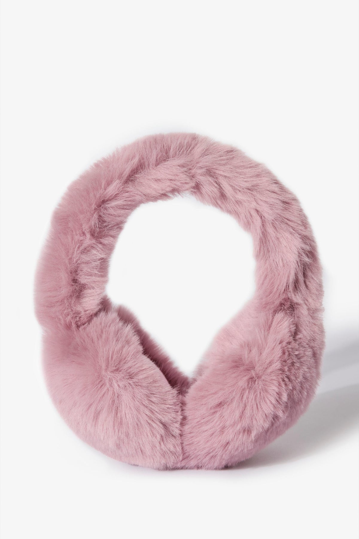 Faux-fur Earmuffs In Powder Pink