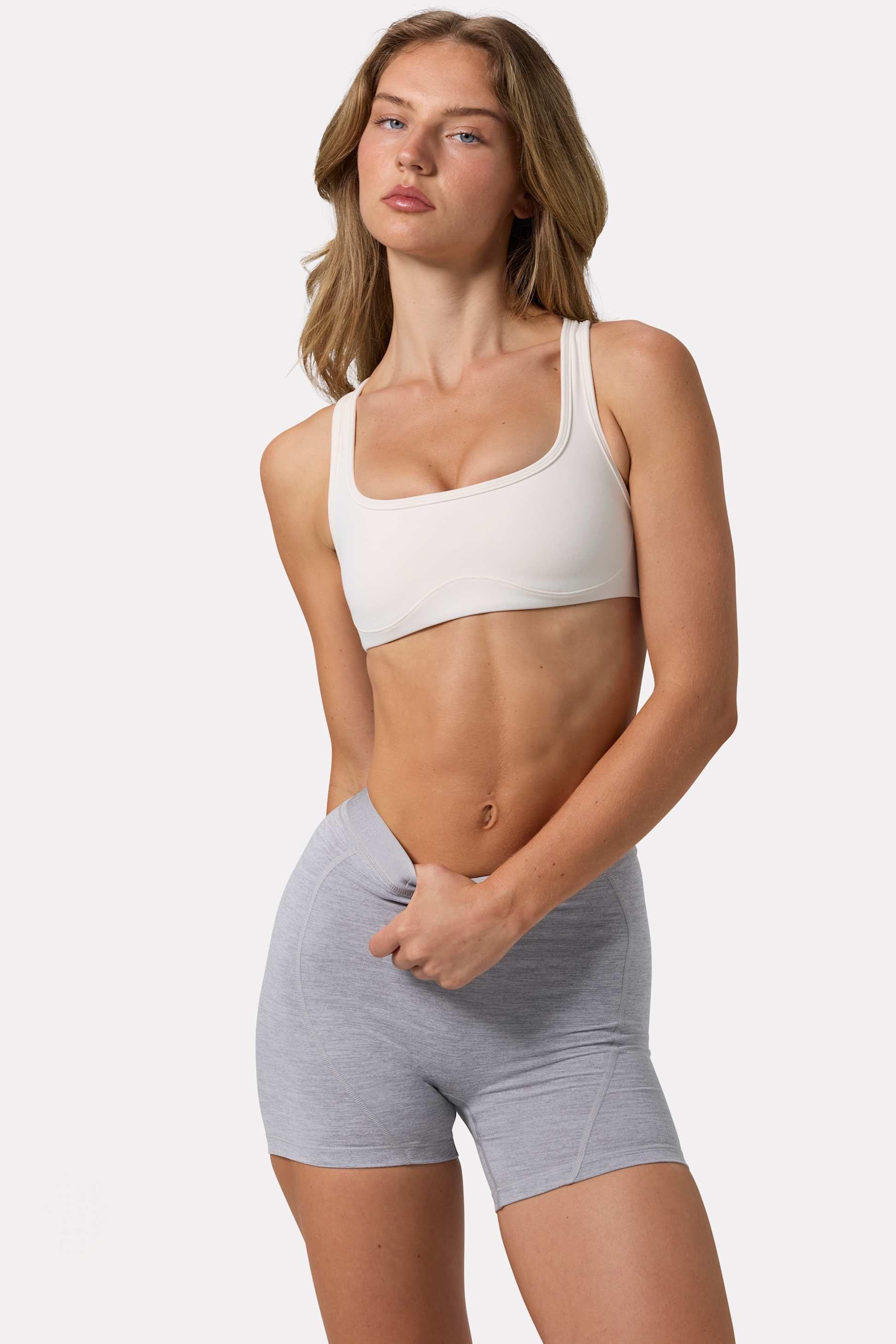 Soft Active Sports Bra In White