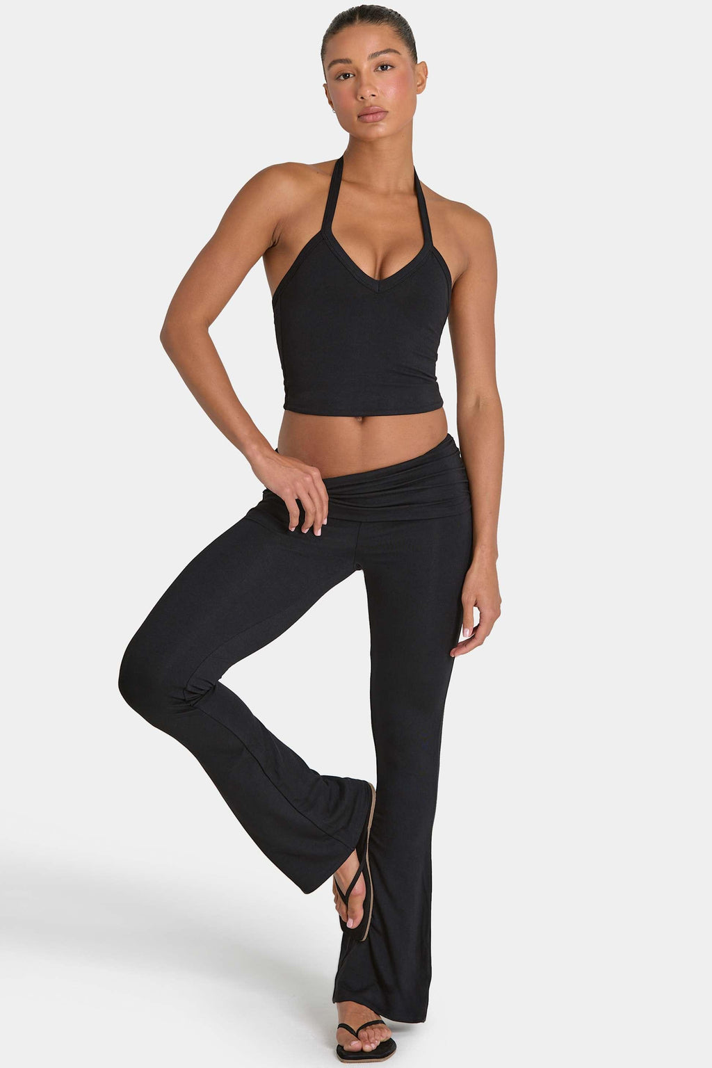 Buttercloud™ Flared Leggings In Black