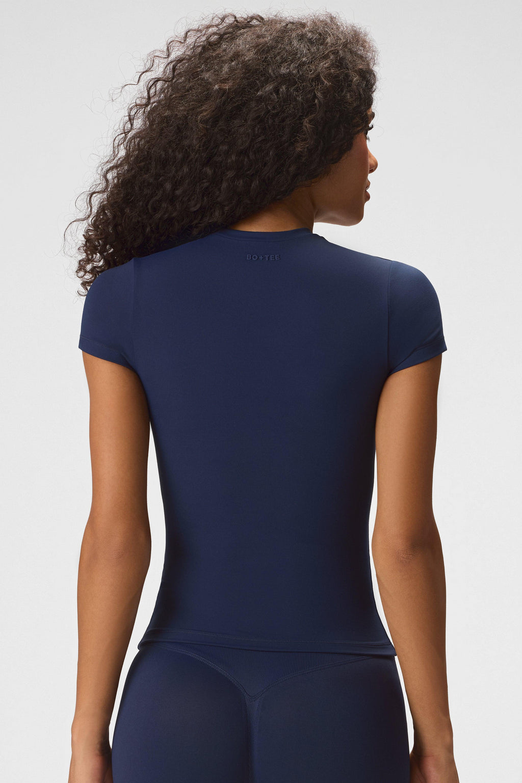 Soft Active Short Sleeve Top in Midnight Navy