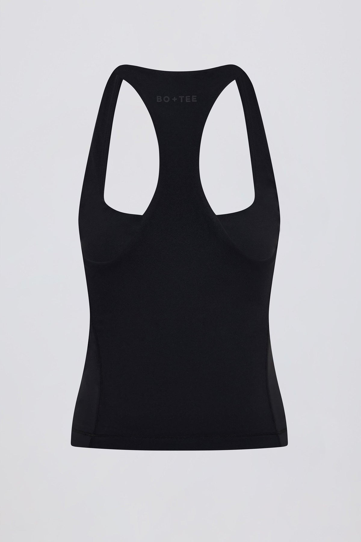 Soft Active Racerback Tank Top In Black
