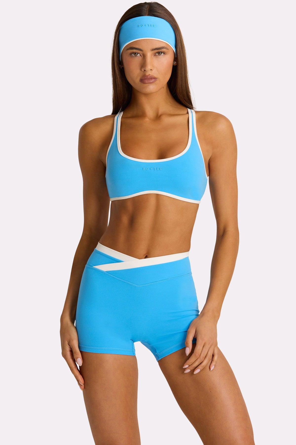 Soft Active Sports Bra In Electric Blue