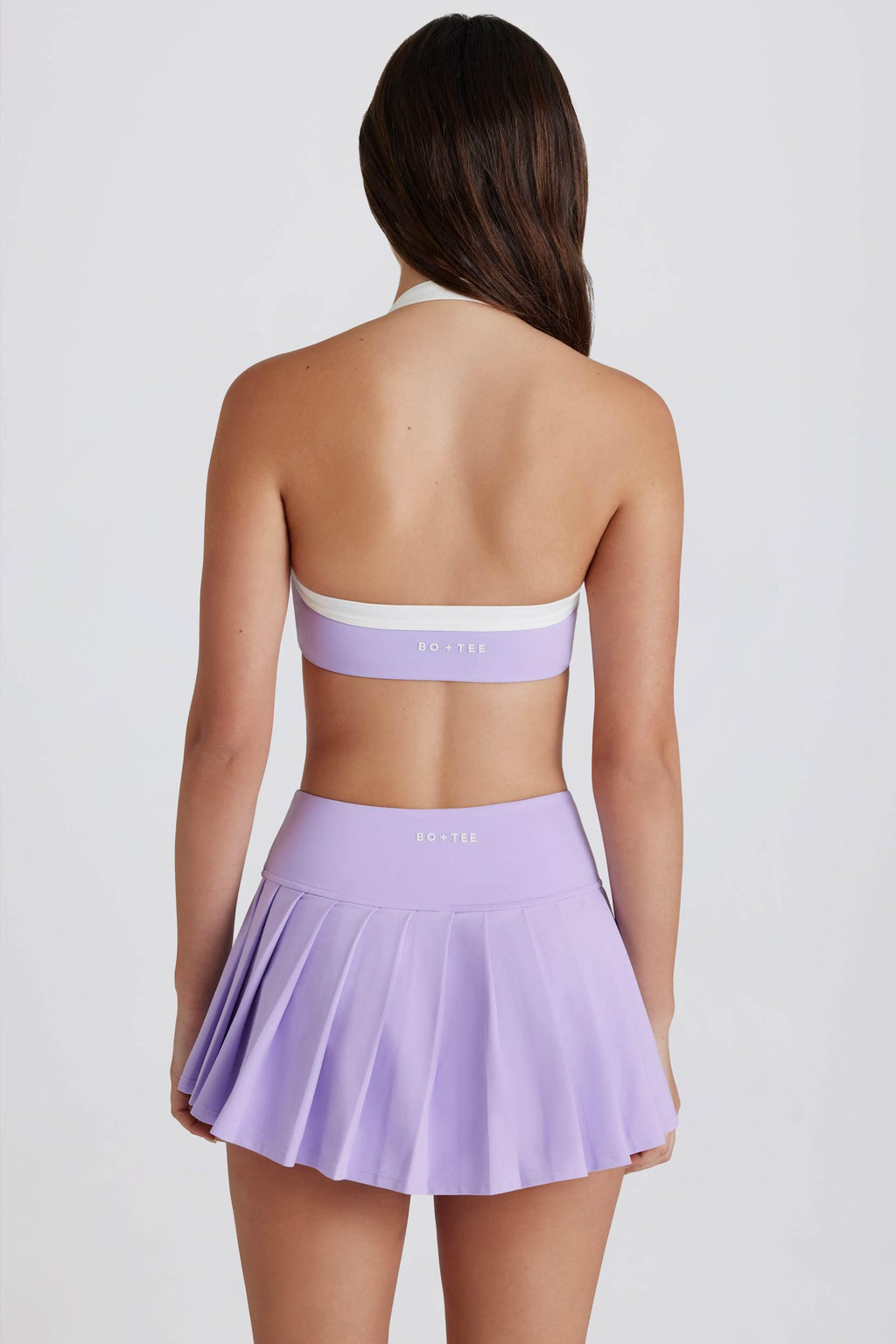 Soft Active Low-rise Pleated Tennis Skort In Lavender