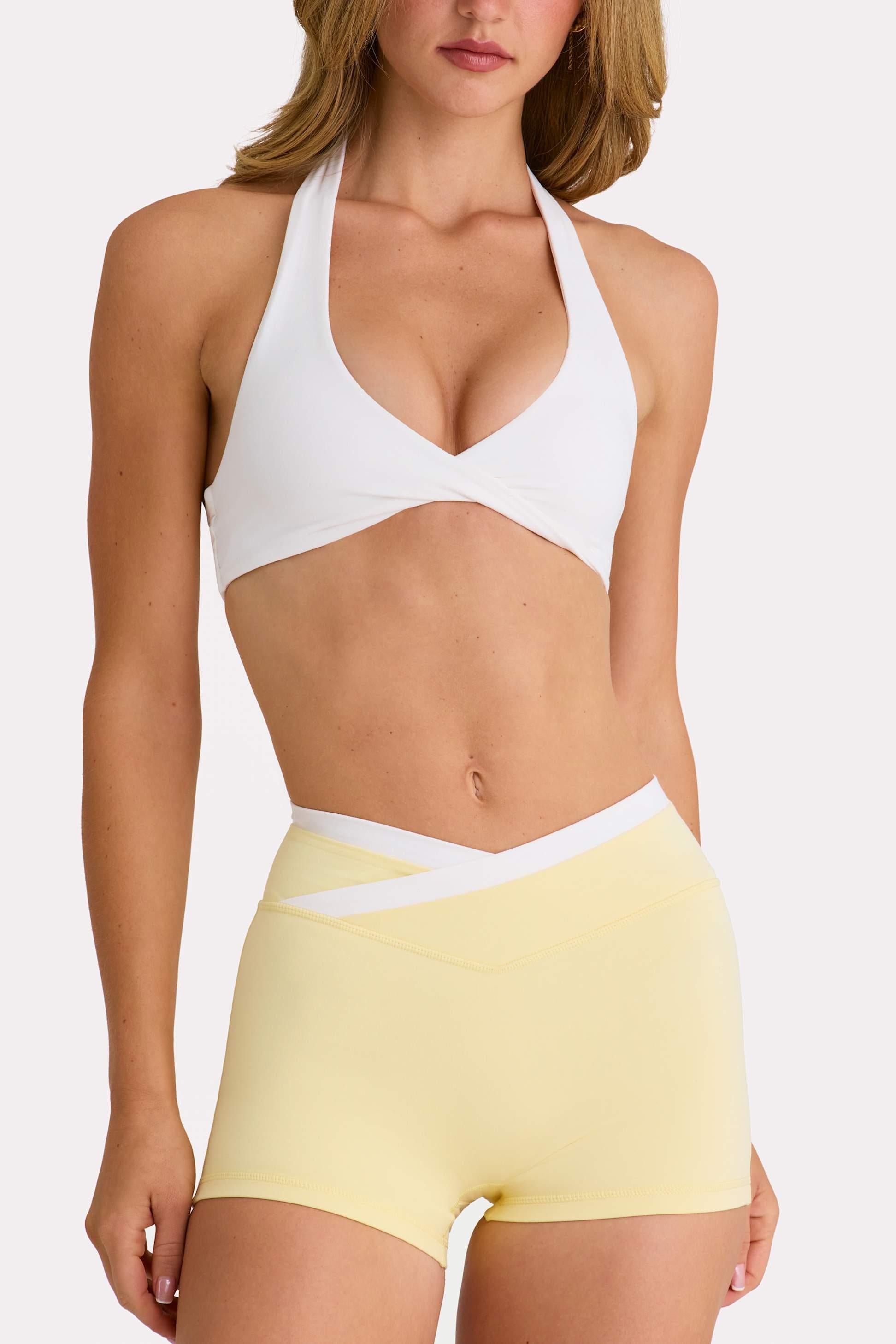 Soft Active Sports Bra In Coconut