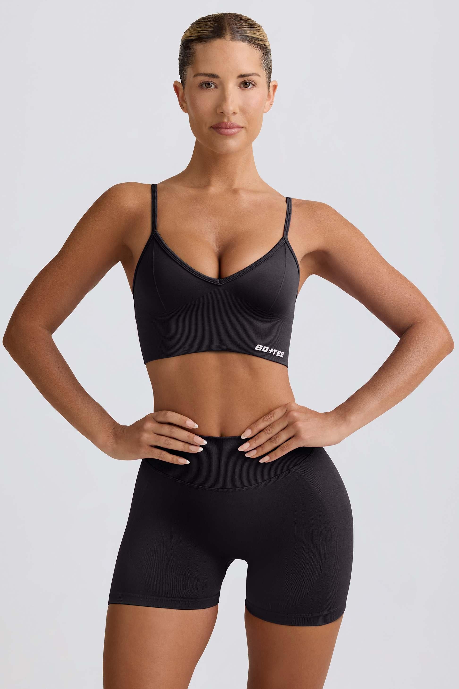 Define Luxe Mini Shorts In Black