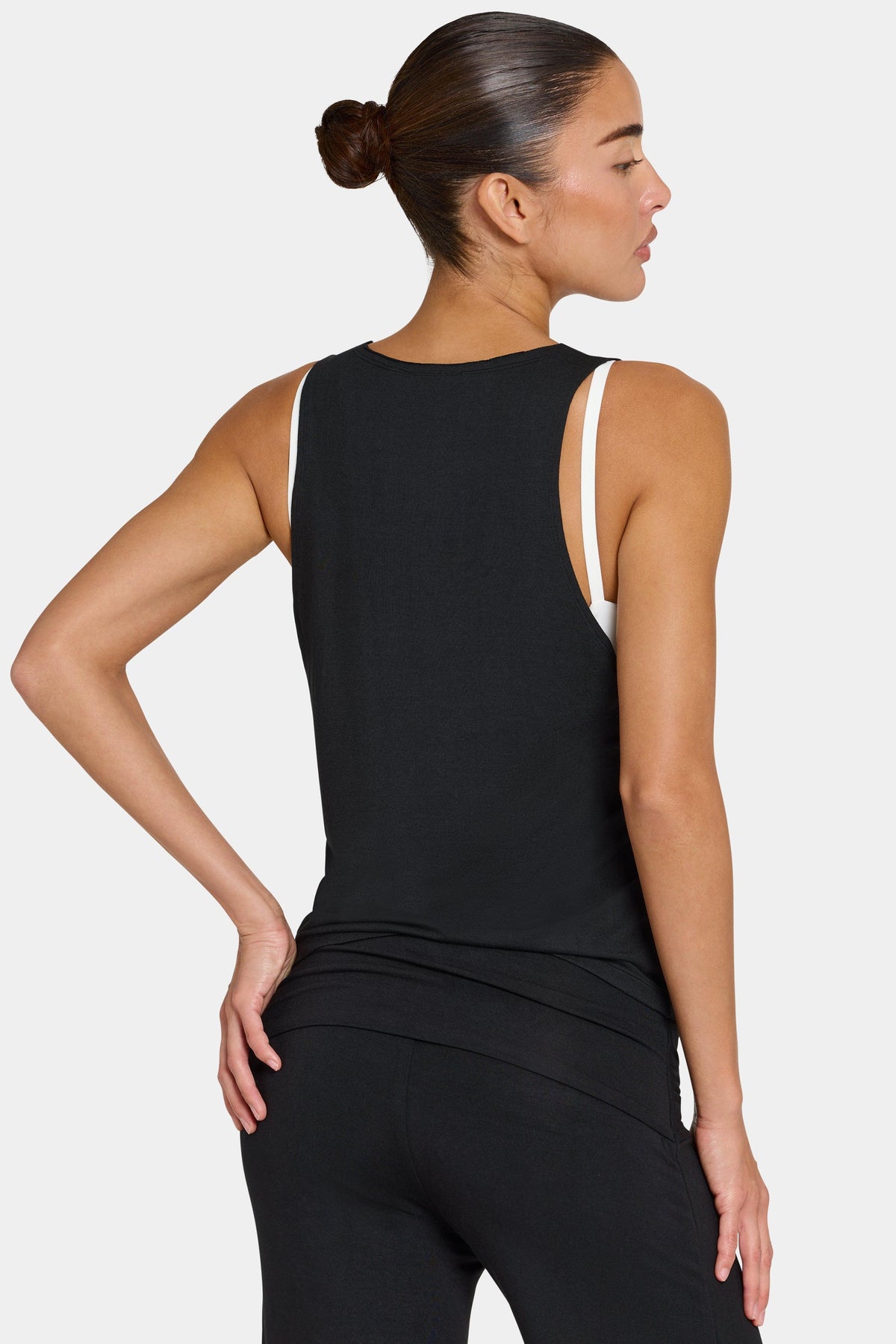 Buttercloud™ Slouchy Tank Top In Black
