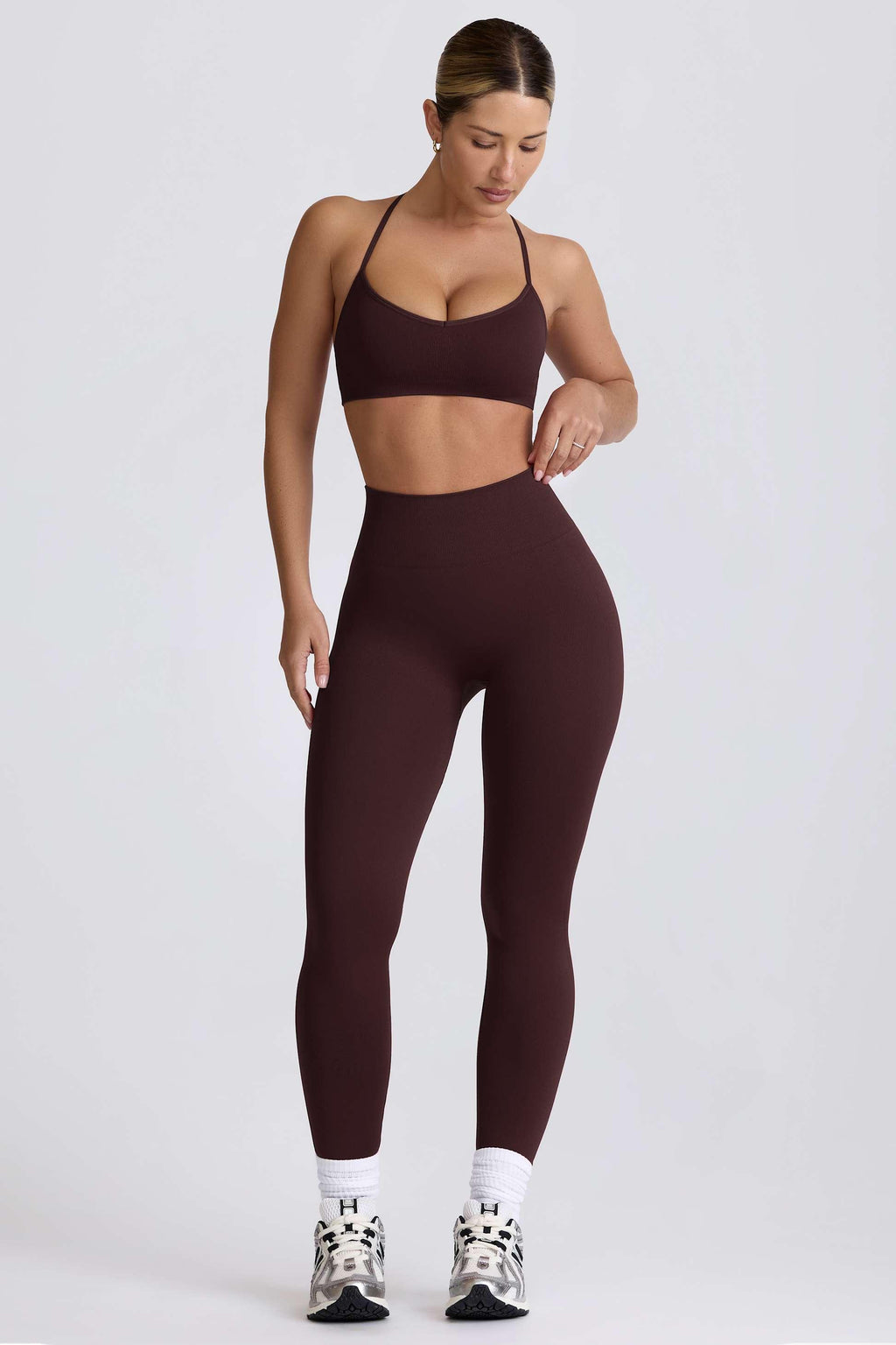 Super Sculpt Seamless Leggings In Chocolate