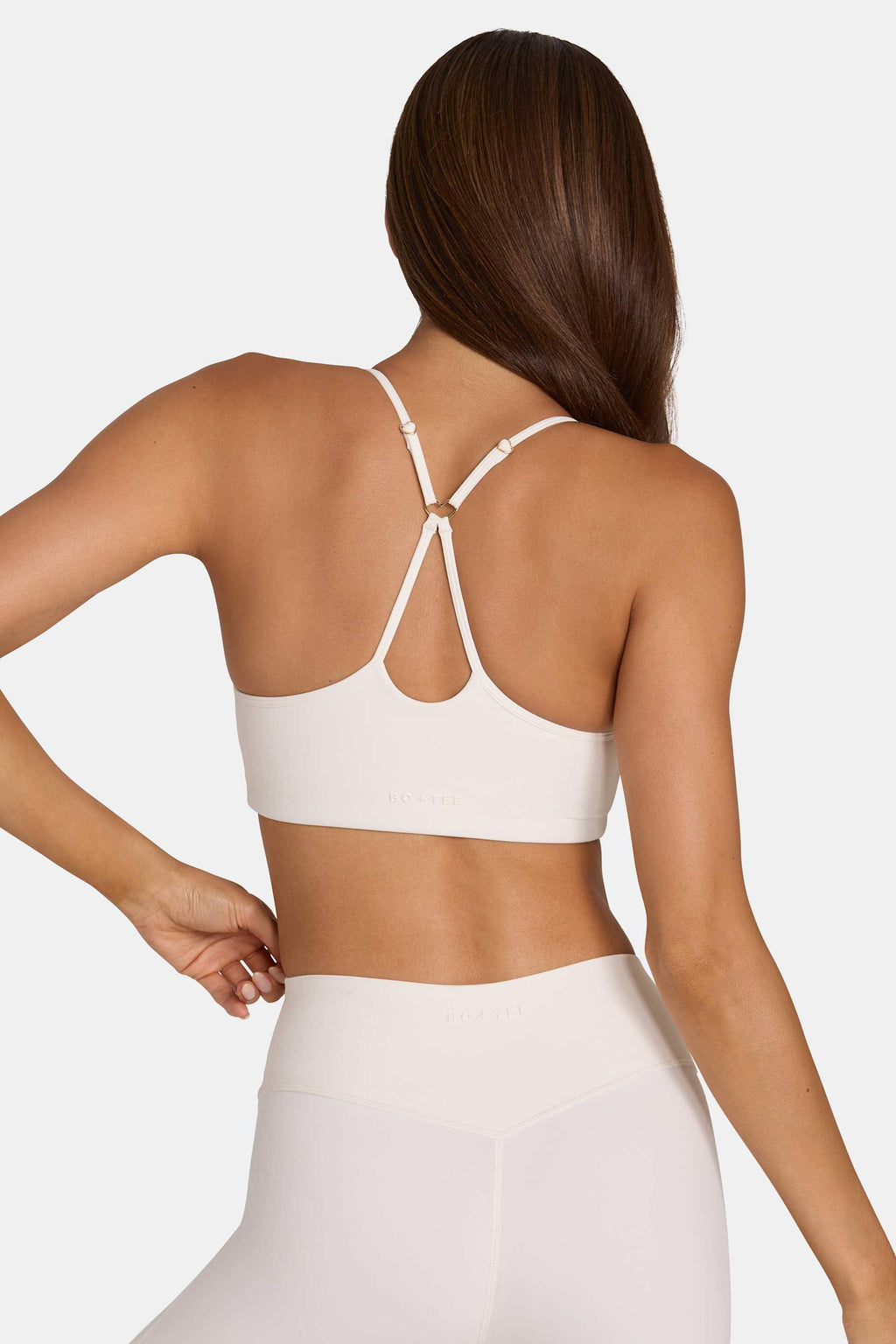 Soft Active Low-impact Sports Bra In Coconut