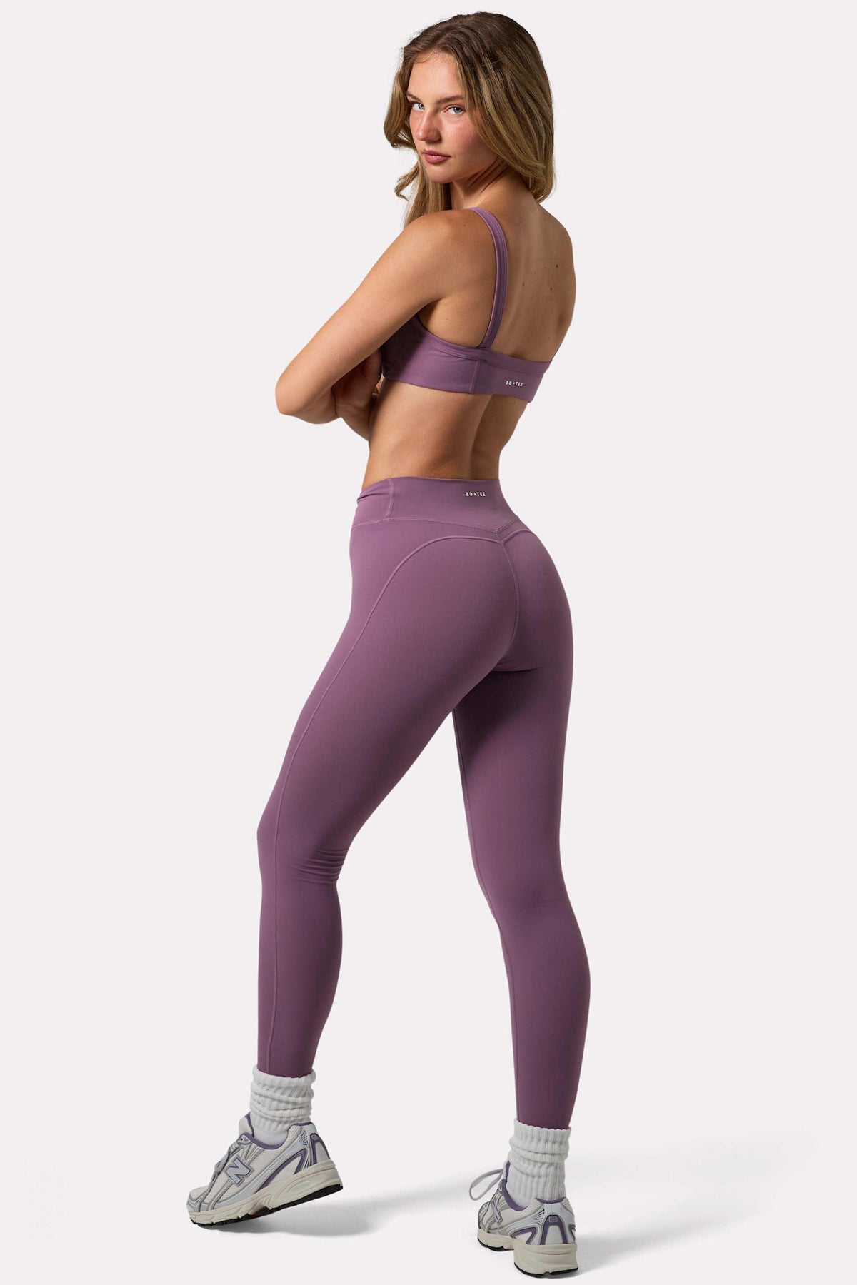 Soft Active Ruched Leggings In Dusk