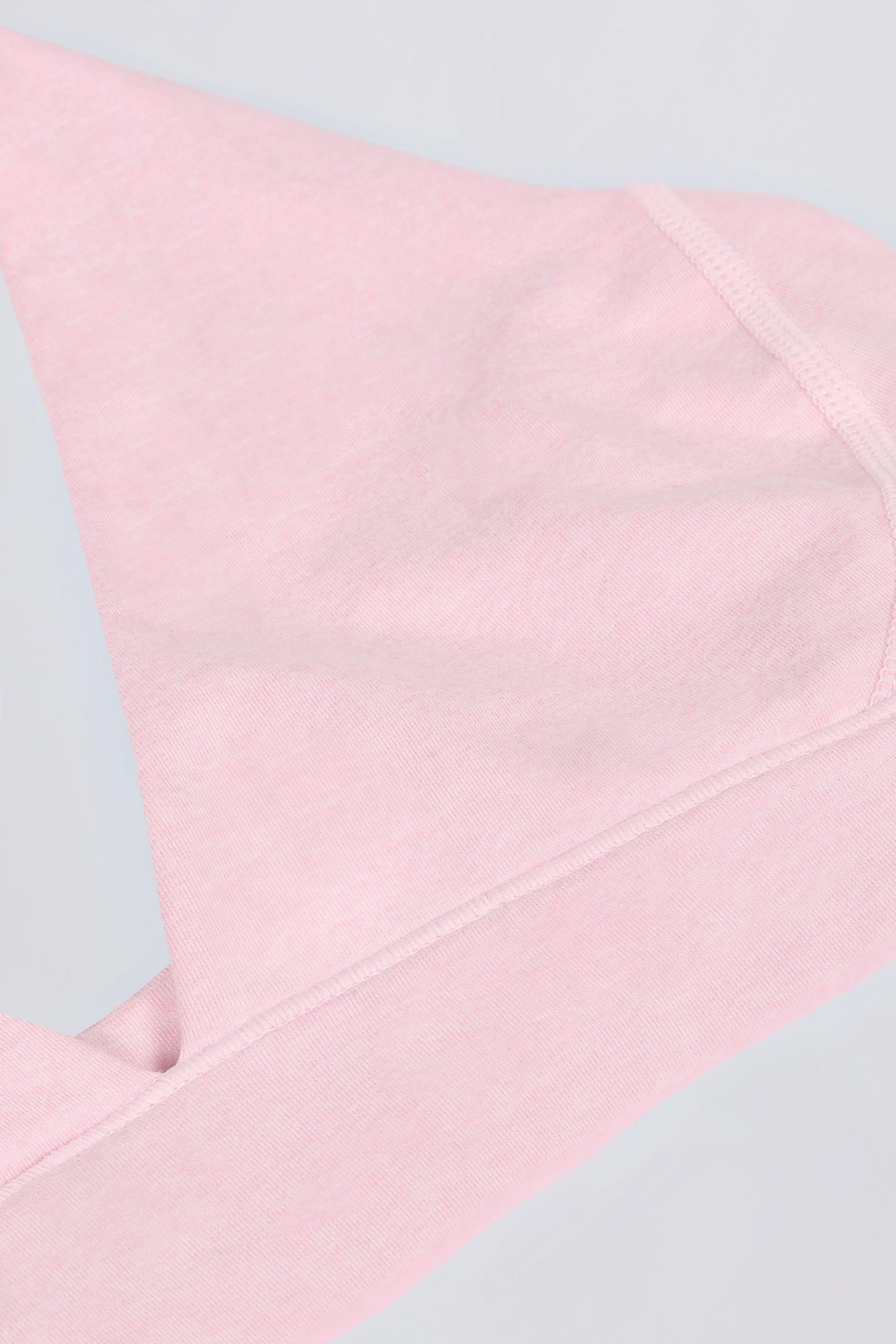 Brushed Jersey V-neck Sports Bra In Bloom