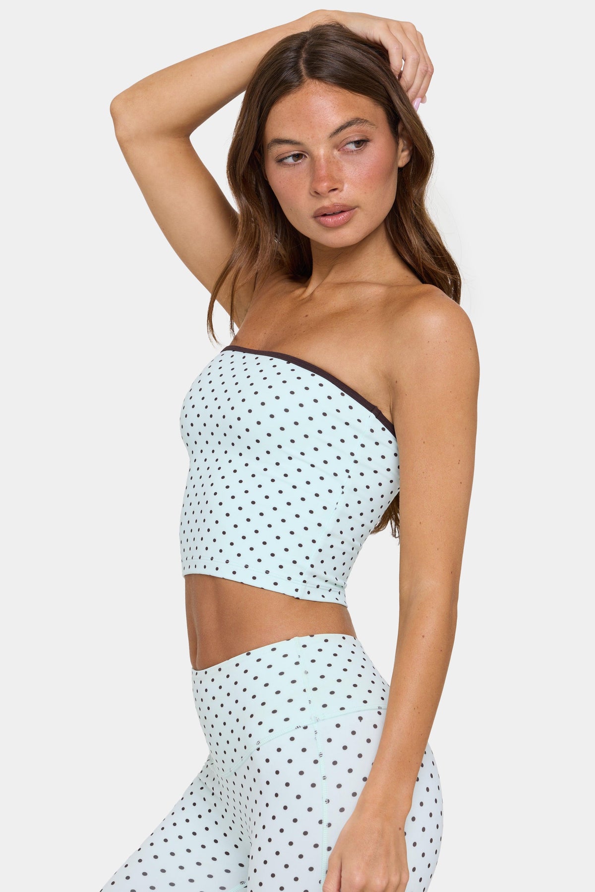 Soft Active Bandeau Top In Mint Chip