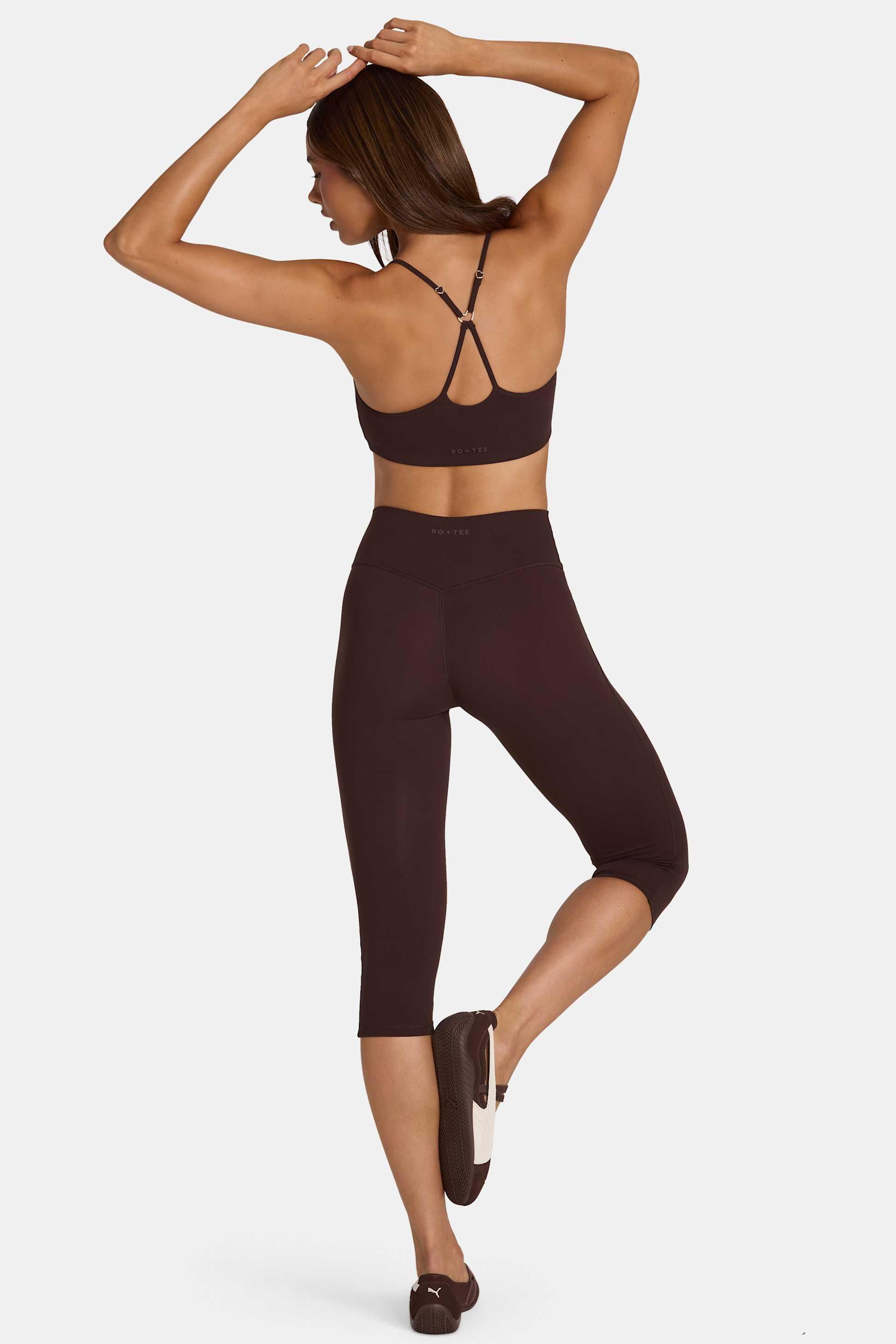 Soft Active Capri Leggings In Espresso