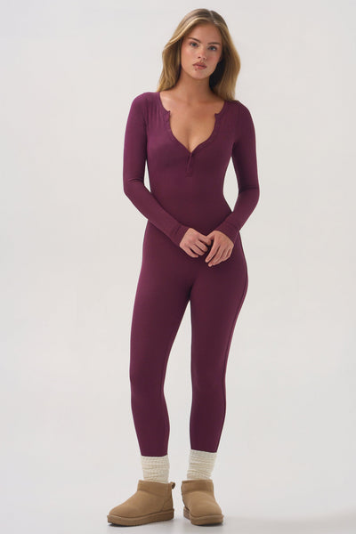 Buttercloud™ 7/8 Jumpsuit In Plum