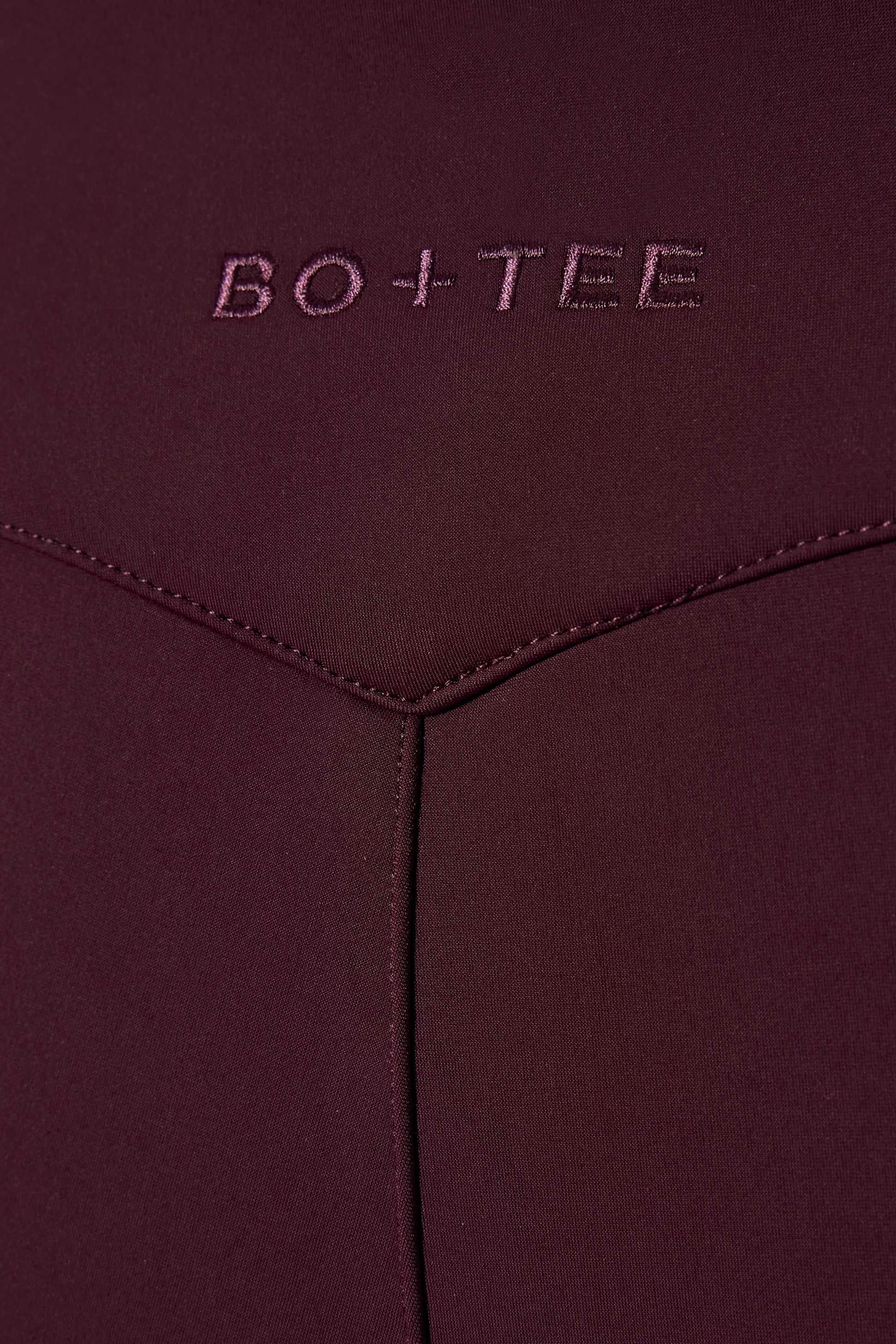 Waterproof Belted Ski Salopettes In Burgundy