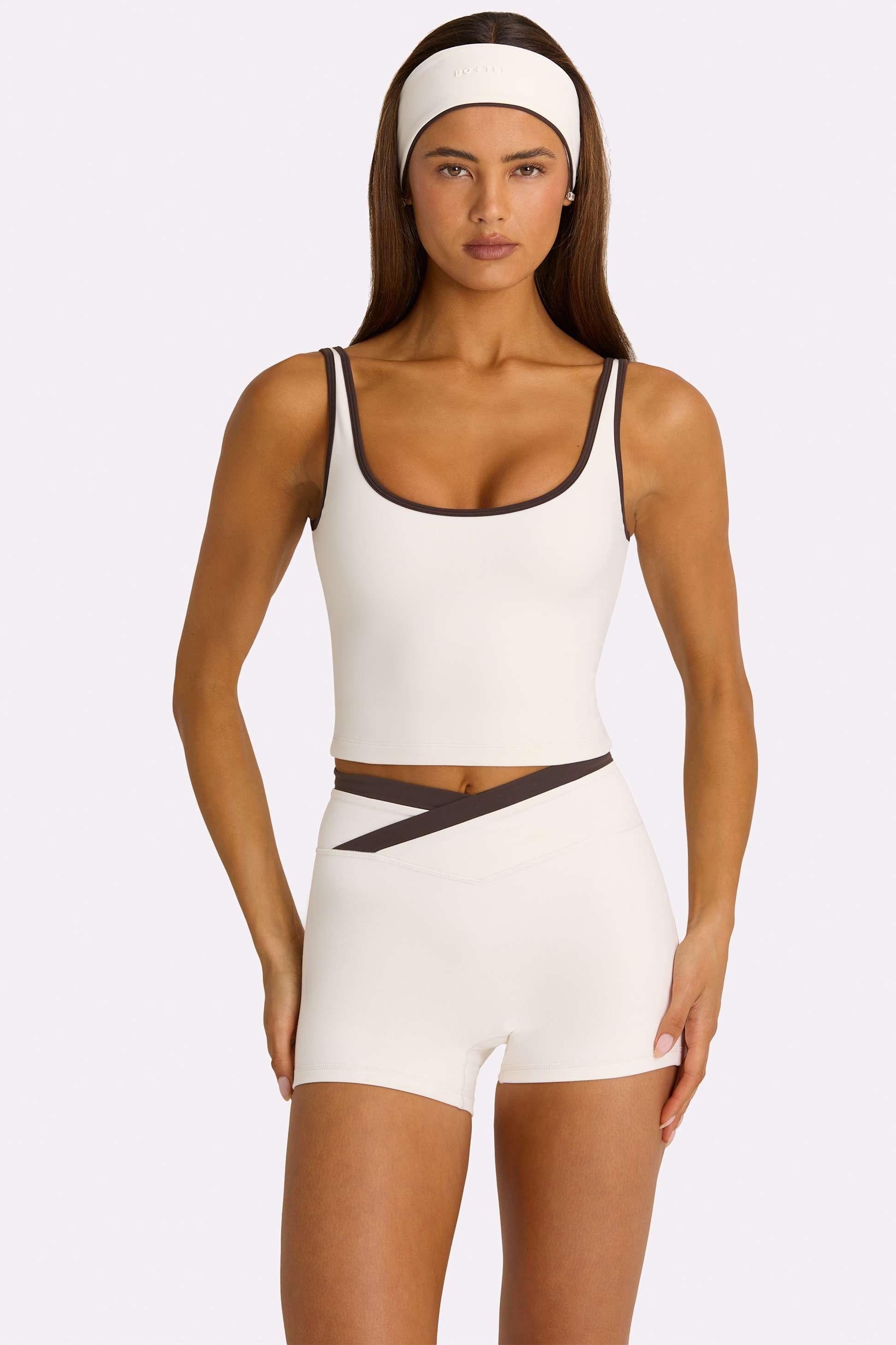 Soft Active Tank Top In Coconut