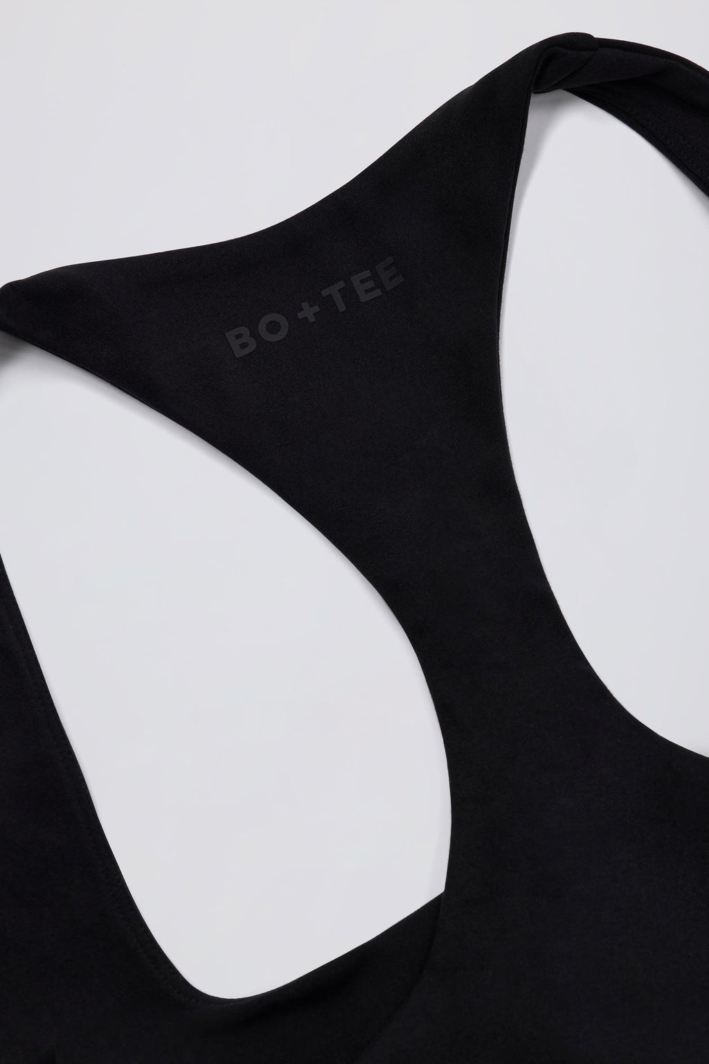 Soft Active Racerback Tank Top In Black