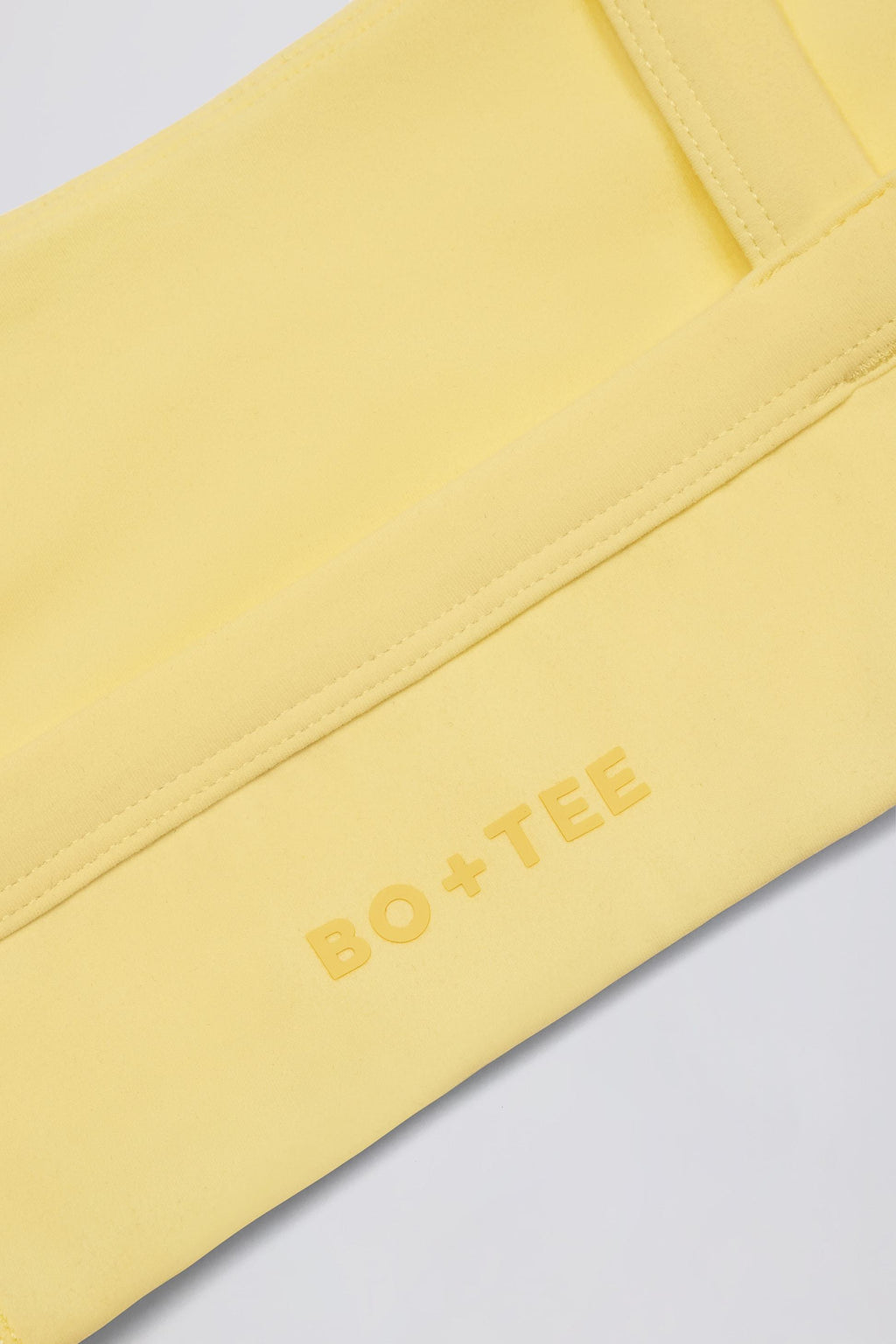 Soft Active Seam-detail Sports Bra In Lemon